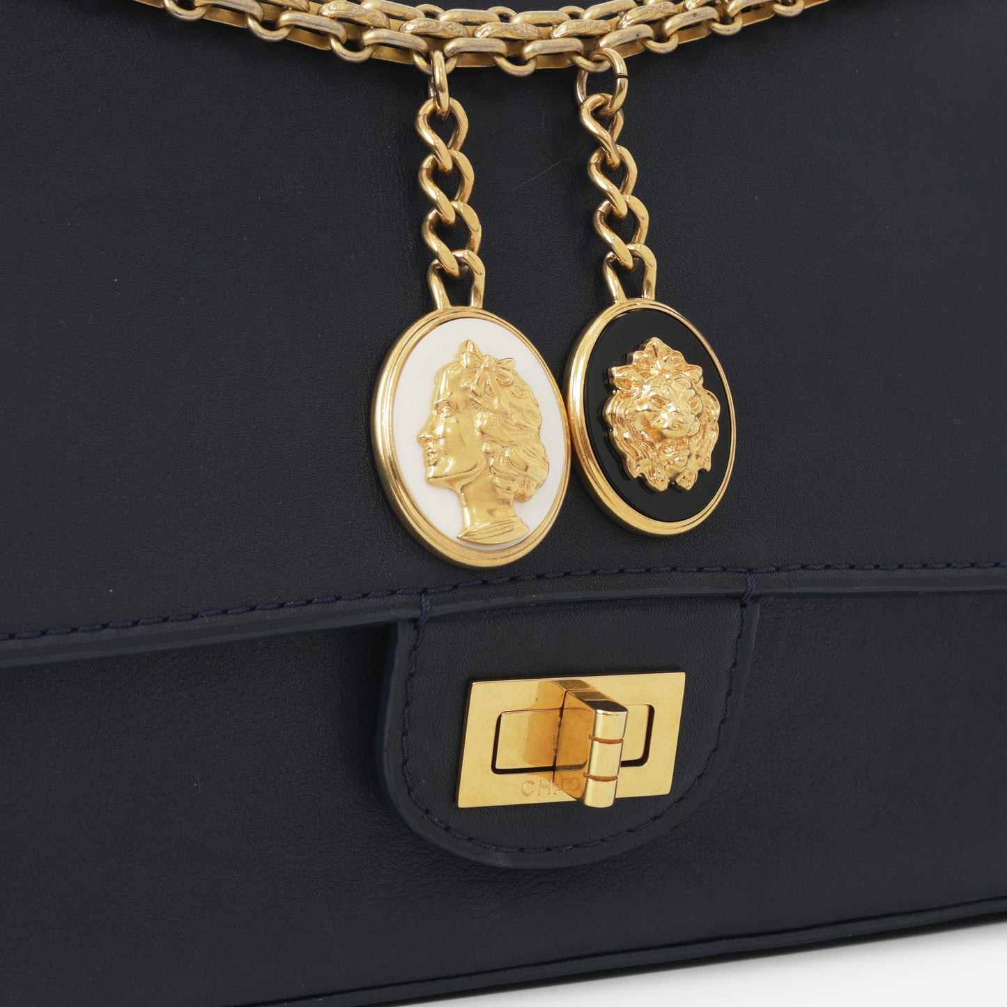 Chanel Paris-Hamburg 2.55 Re-Issue 225 - Navy Lambskin | Gold Hardware