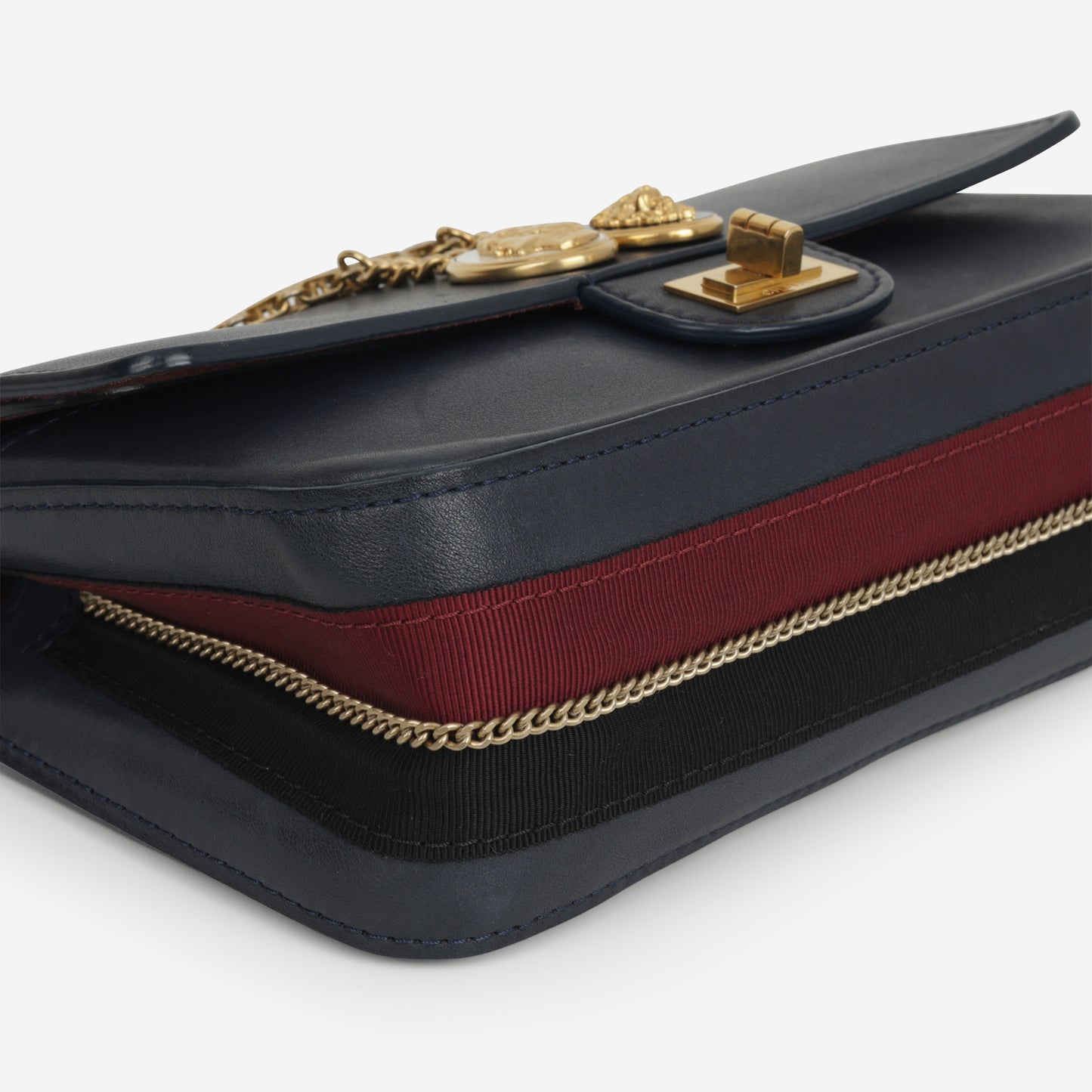 Chanel Paris-Hamburg 2.55 Re-Issue 225 - Navy Lambskin | Gold Hardware