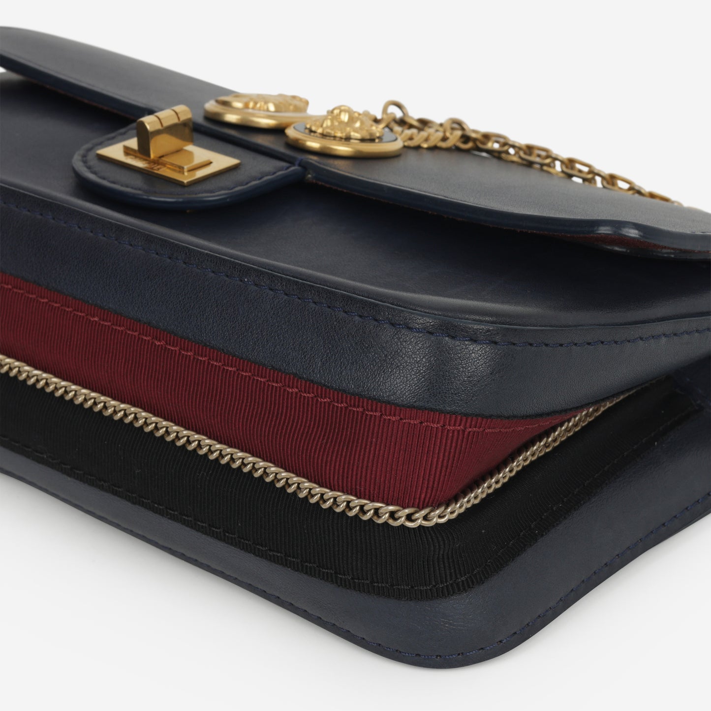 Chanel Paris-Hamburg 2.55 Re-Issue 225 - Navy Lambskin | Gold Hardware