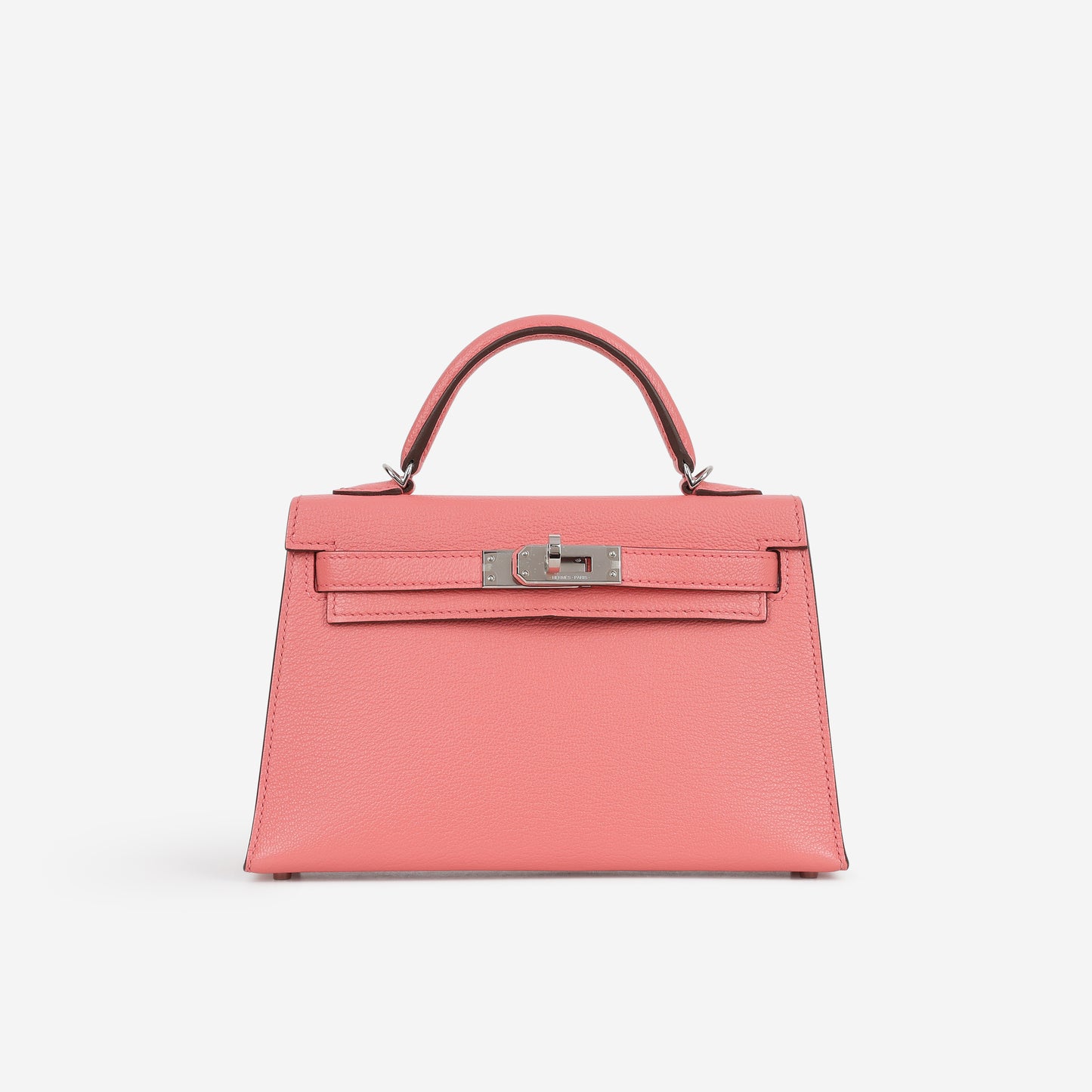 Hermès Verso Mini Kelly - Rose D'ete Chevre / Rouge Venetian Interior | Palladium Hardware