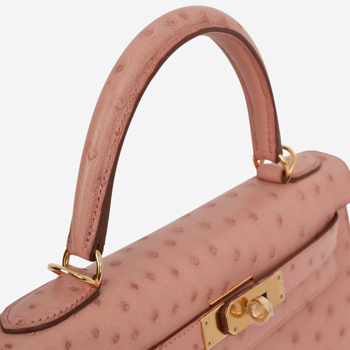 Hermès Kelly 28 - Terre Cuite Ostrich | Gold Hardware