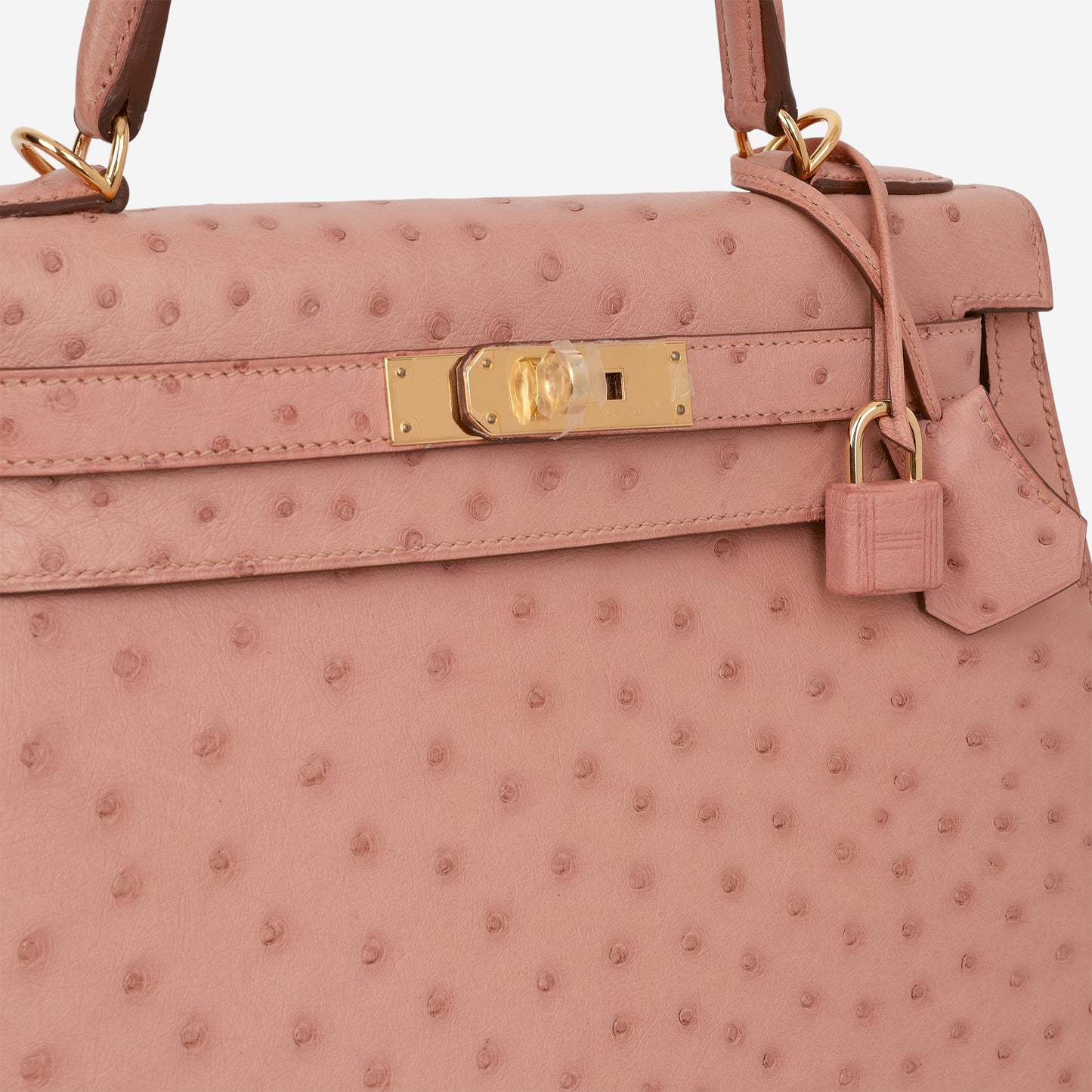 Hermès Kelly 28 - Terre Cuite Ostrich | Gold Hardware