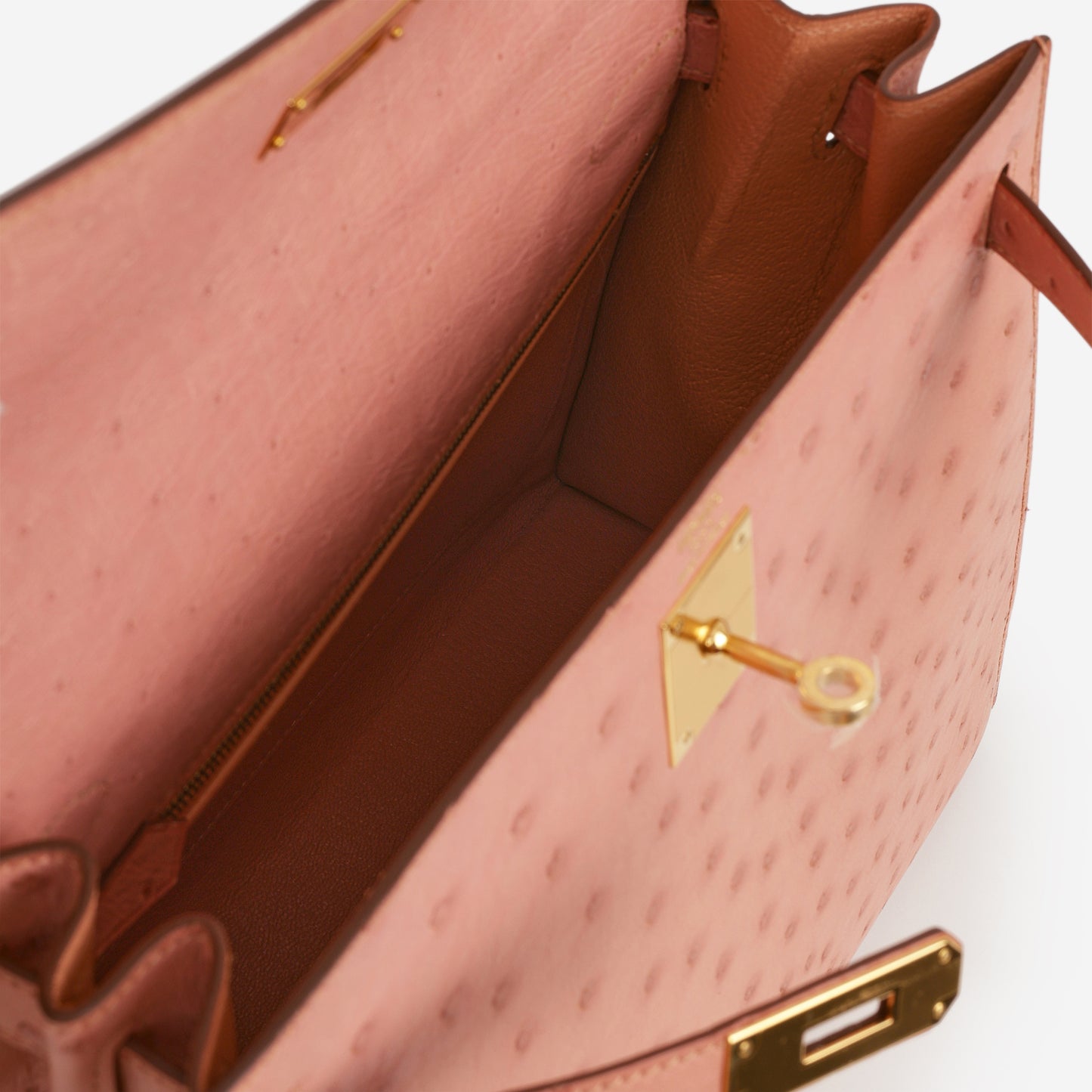 Hermès Kelly 28 - Terre Cuite Ostrich | Gold Hardware