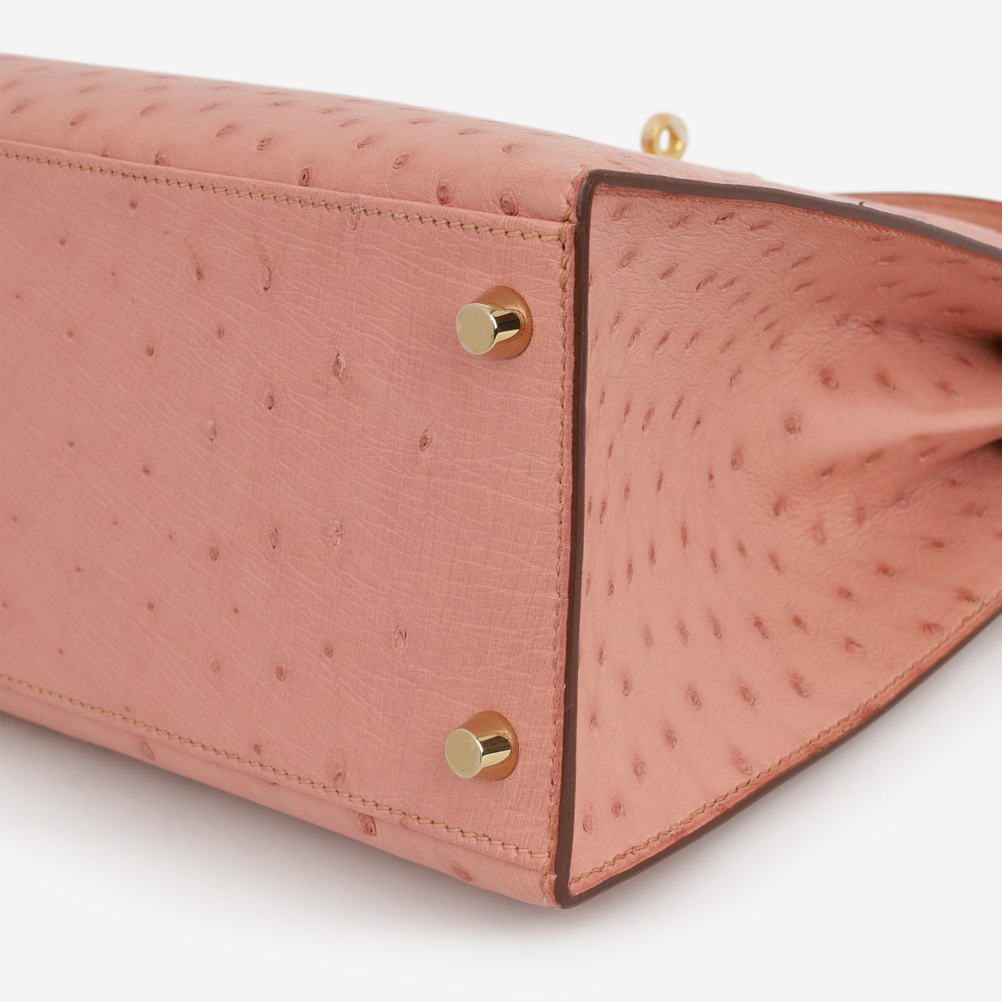Hermès Kelly 28 - Terre Cuite Ostrich | Gold Hardware
