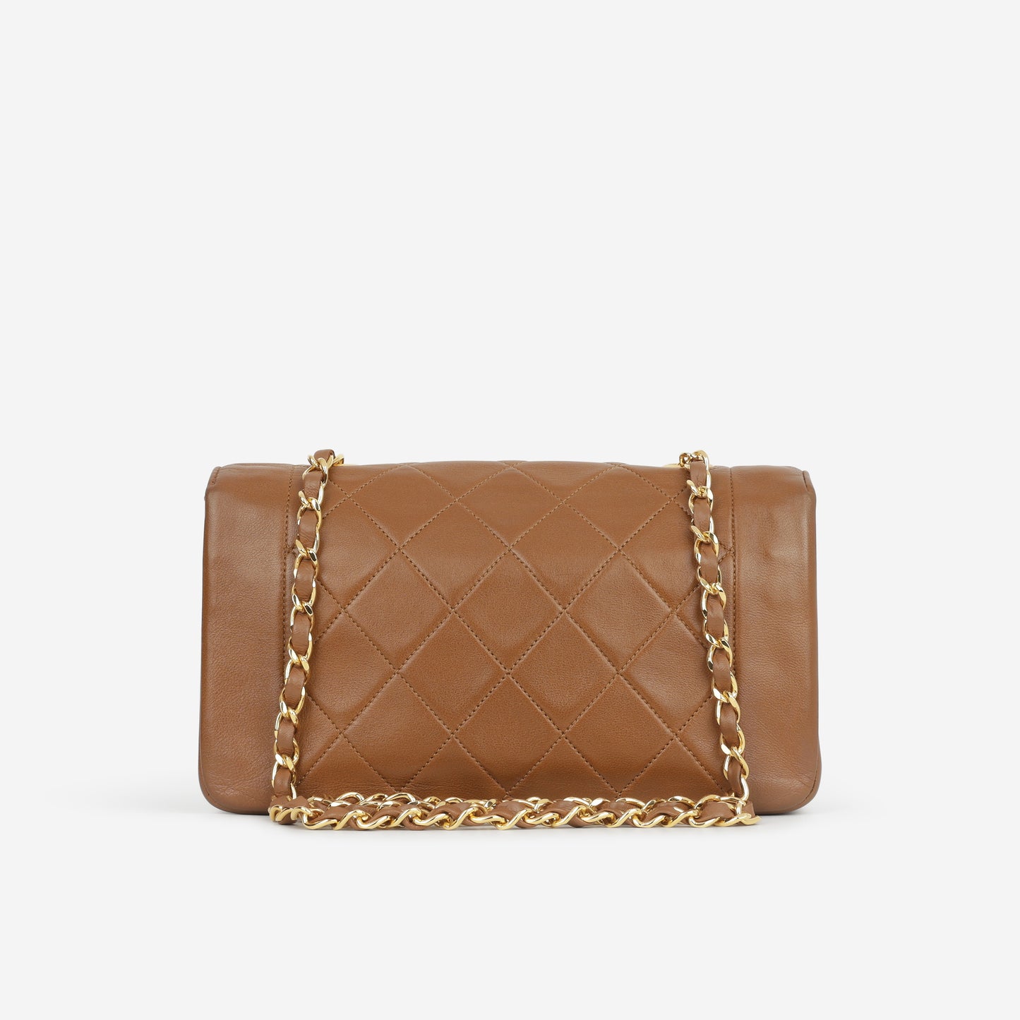 Chanel Vintage Small Diana Flap - Brown Lambskin | Gold Hardware
