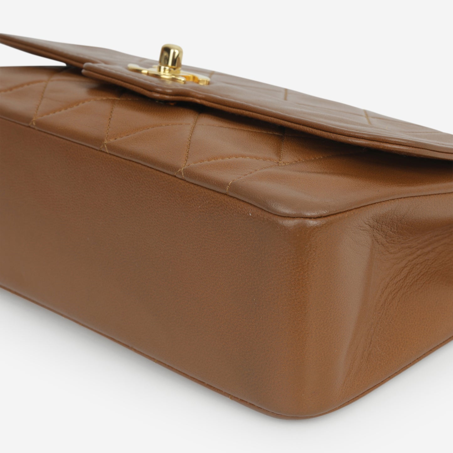 Chanel Vintage Small Diana Flap - Brown Lambskin | Gold Hardware