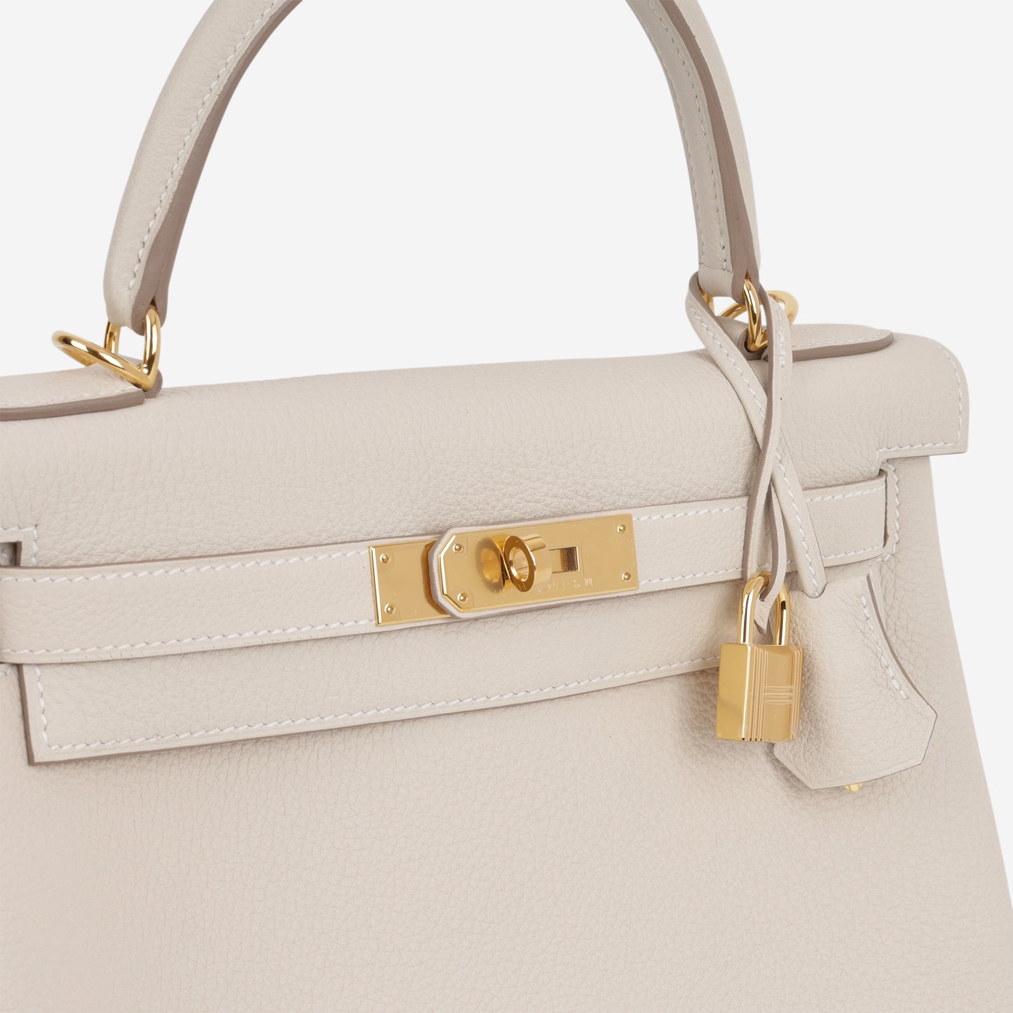 Hermès Kelly 28 - Craie Togo | Gold Hardware