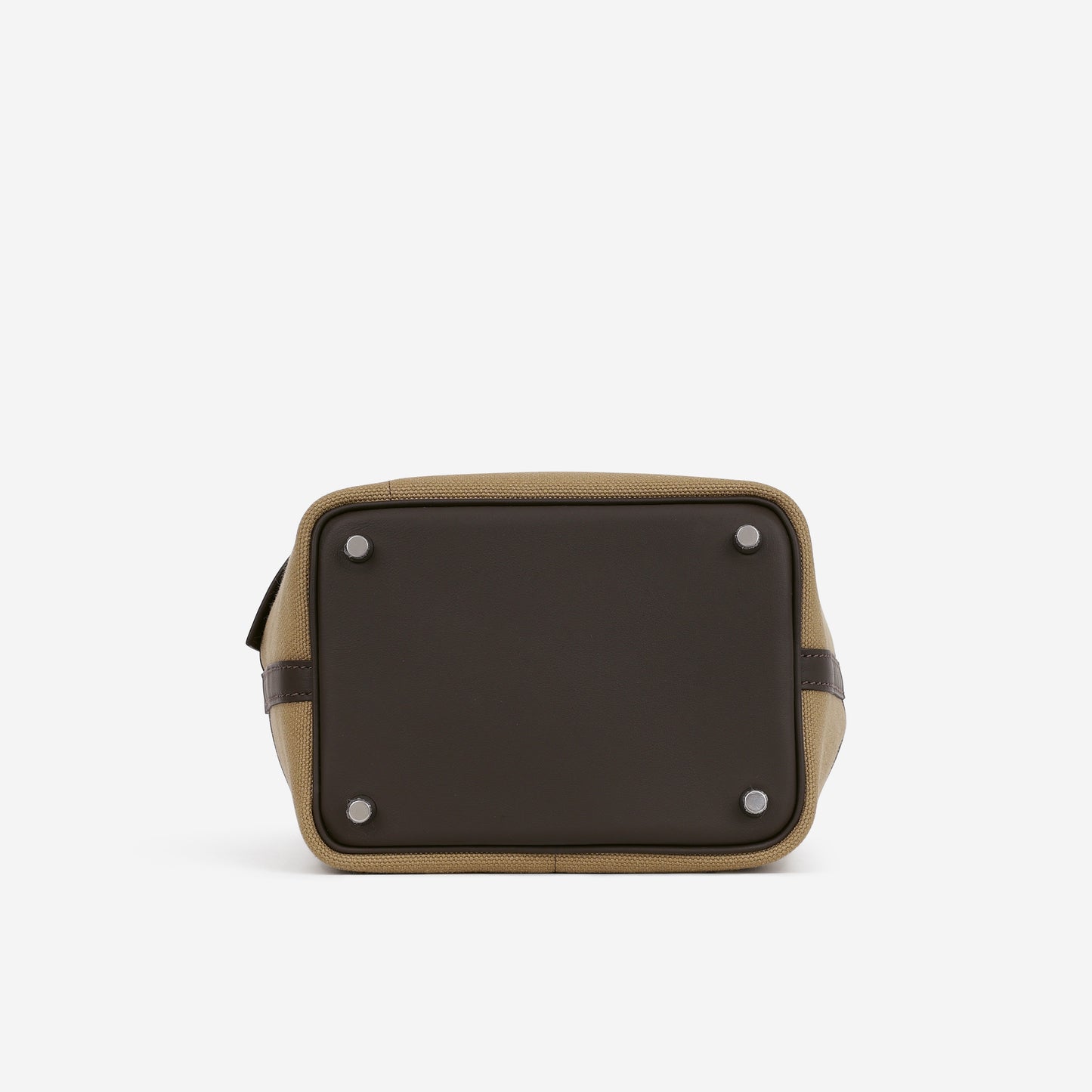 Hermès Picotin 18 Cargo - Mousse Canvas / Bai Brun Swift | Palladium Hardware