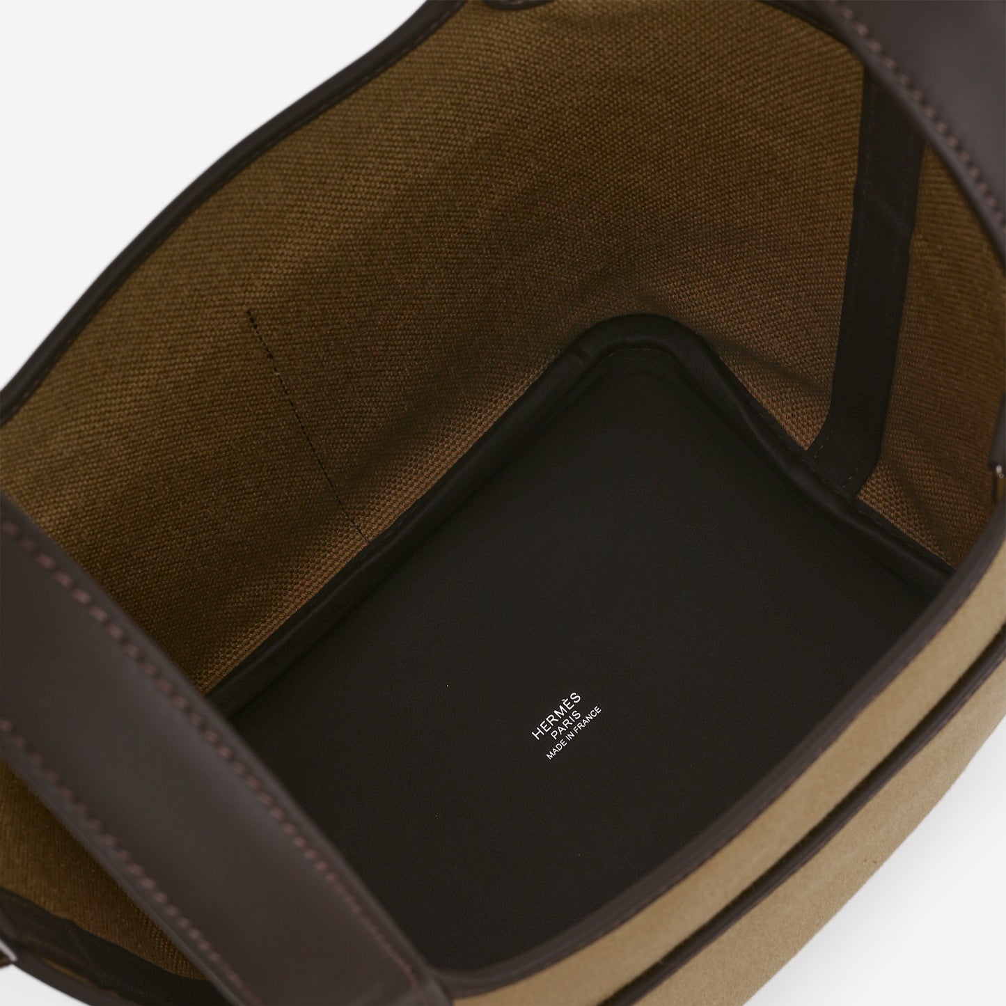 Hermès Picotin 18 Cargo - Mousse Canvas / Bai Brun Swift | Palladium Hardware