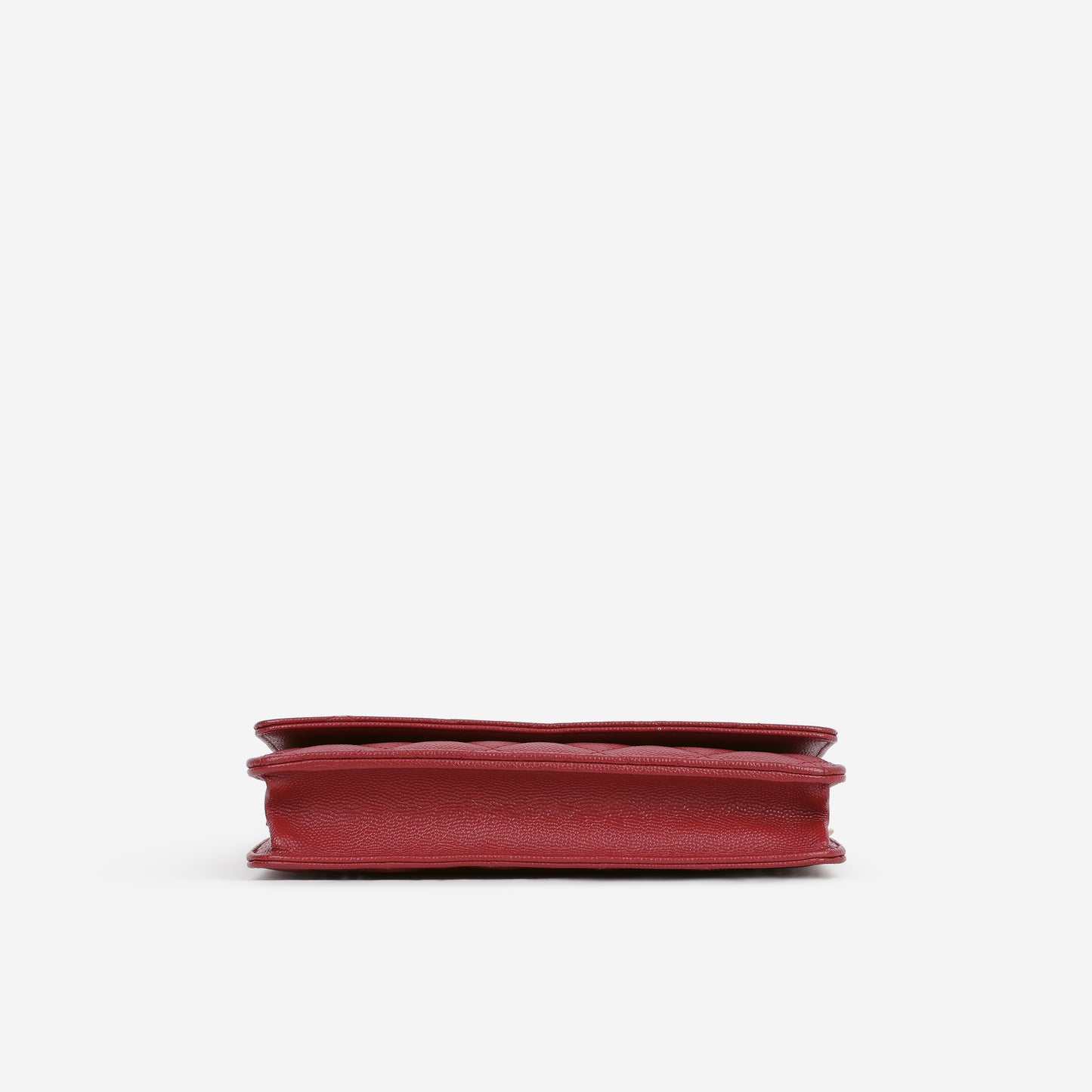 Chanel Classic Wallet on Chain - Red Caviar | Champagne Gold Hardware