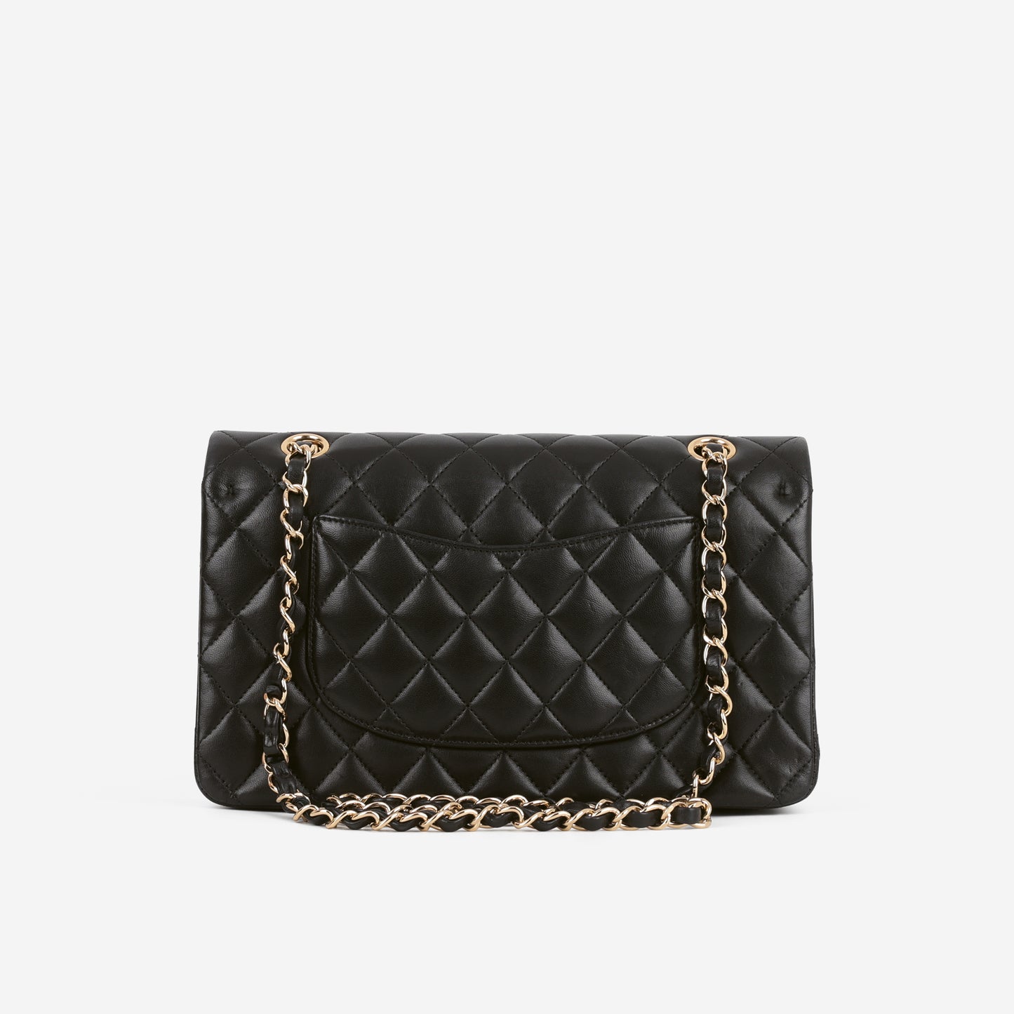 Chanel Medium Classic Flap - Black Lambskin | Gold Hardware