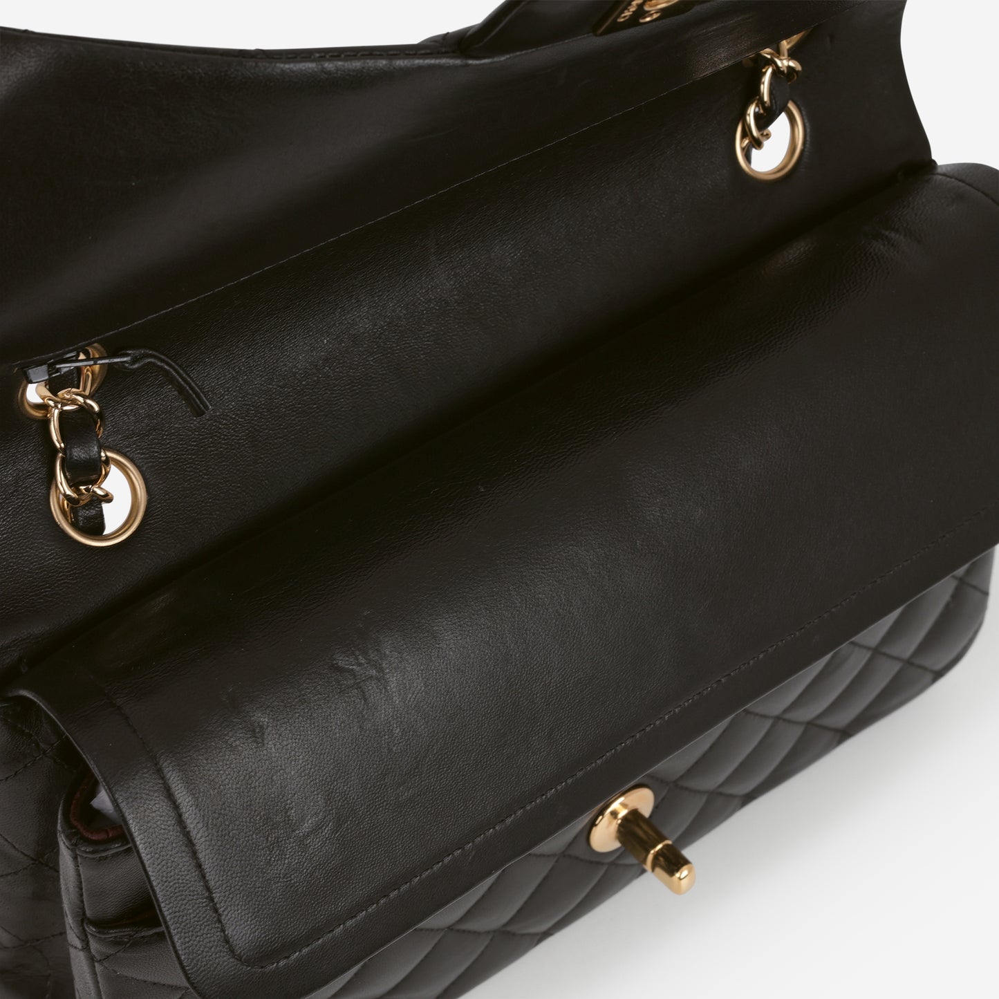 Chanel Medium Classic Flap - Black Lambskin | Gold Hardware
