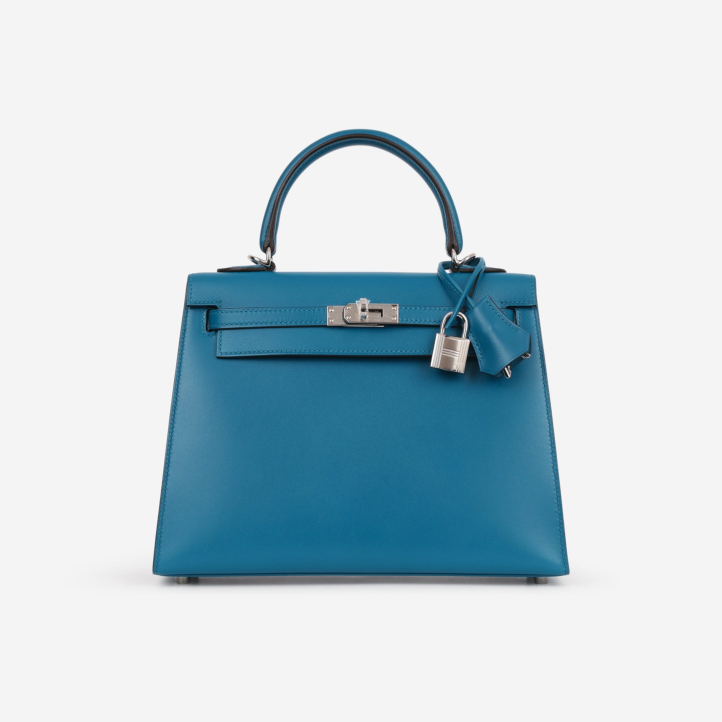 Hermès Kelly 25 - Bleu Izmir Tadelakt | Palladium Hardware