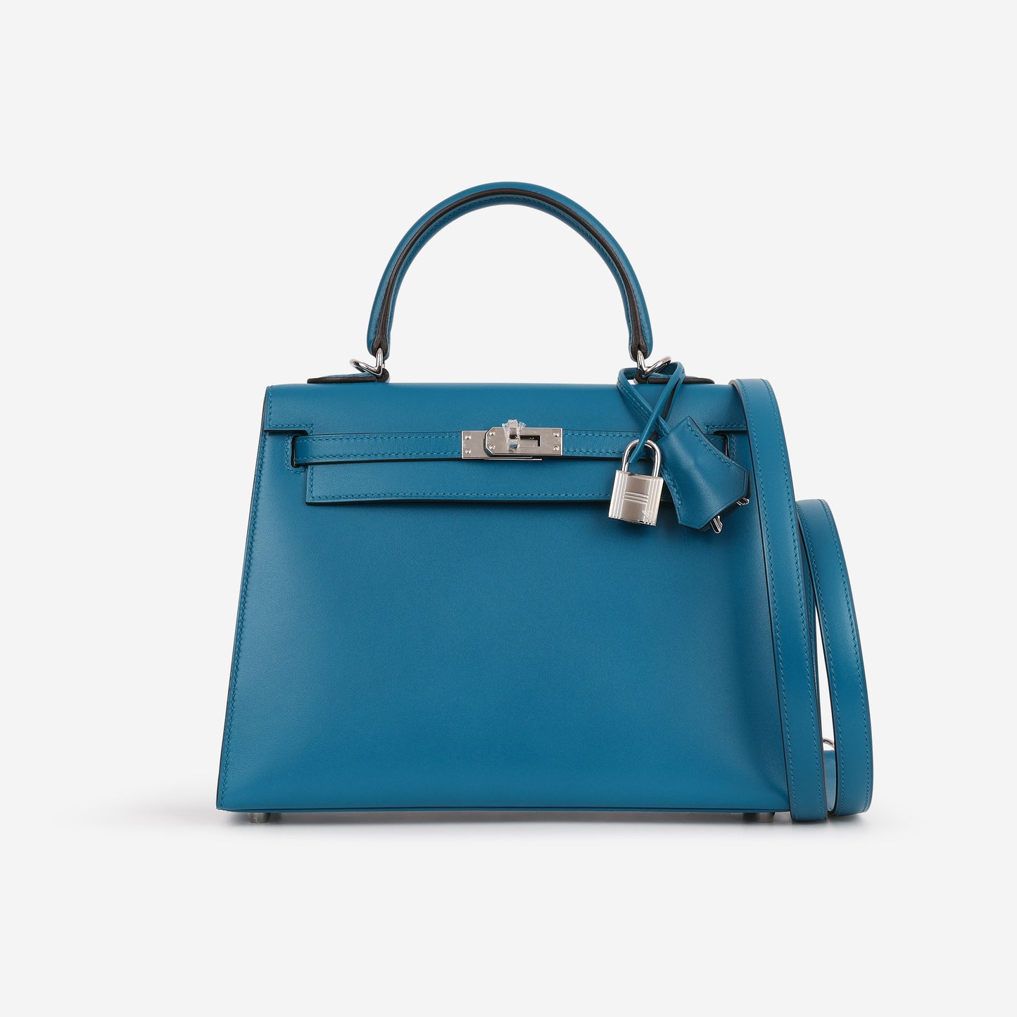 Hermès Kelly 25 - Bleu Izmir Tadelakt | Palladium Hardware