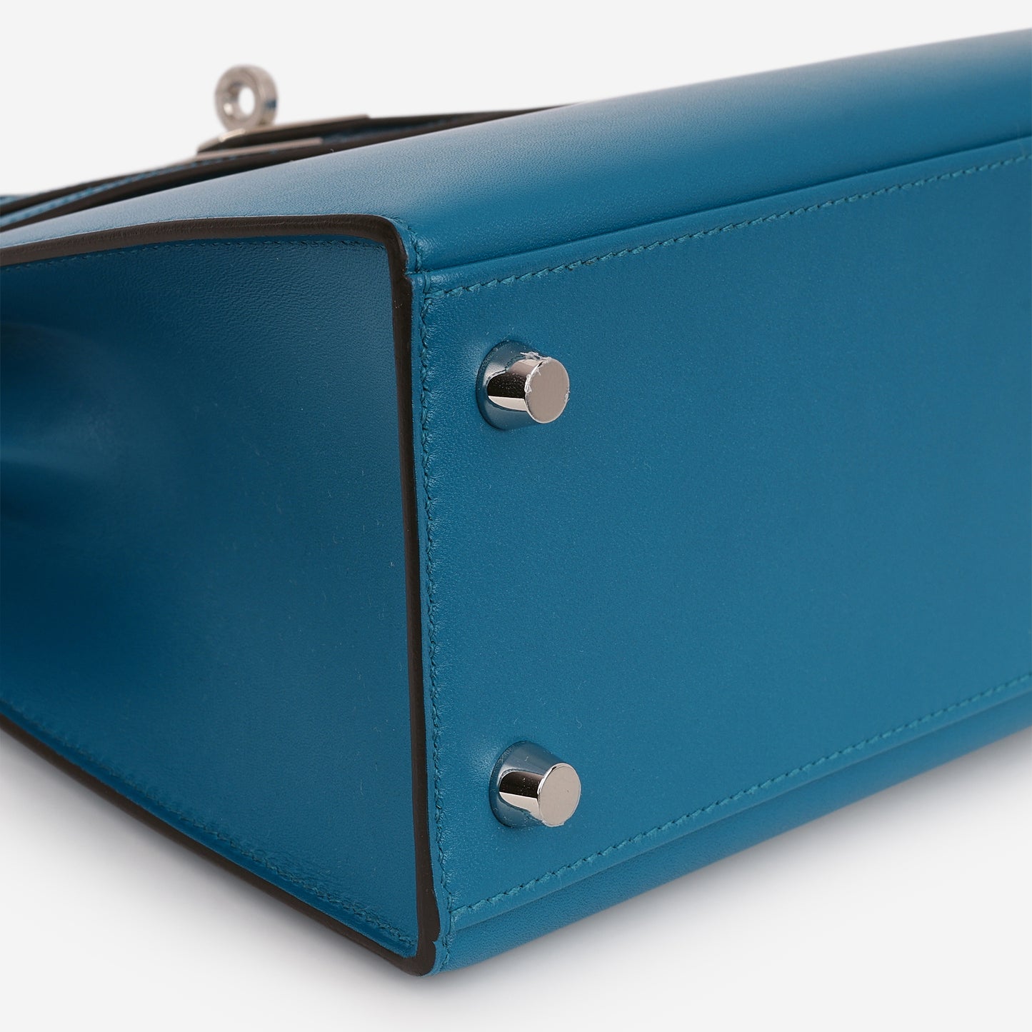Hermès Kelly 25 - Bleu Izmir Tadelakt | Palladium Hardware
