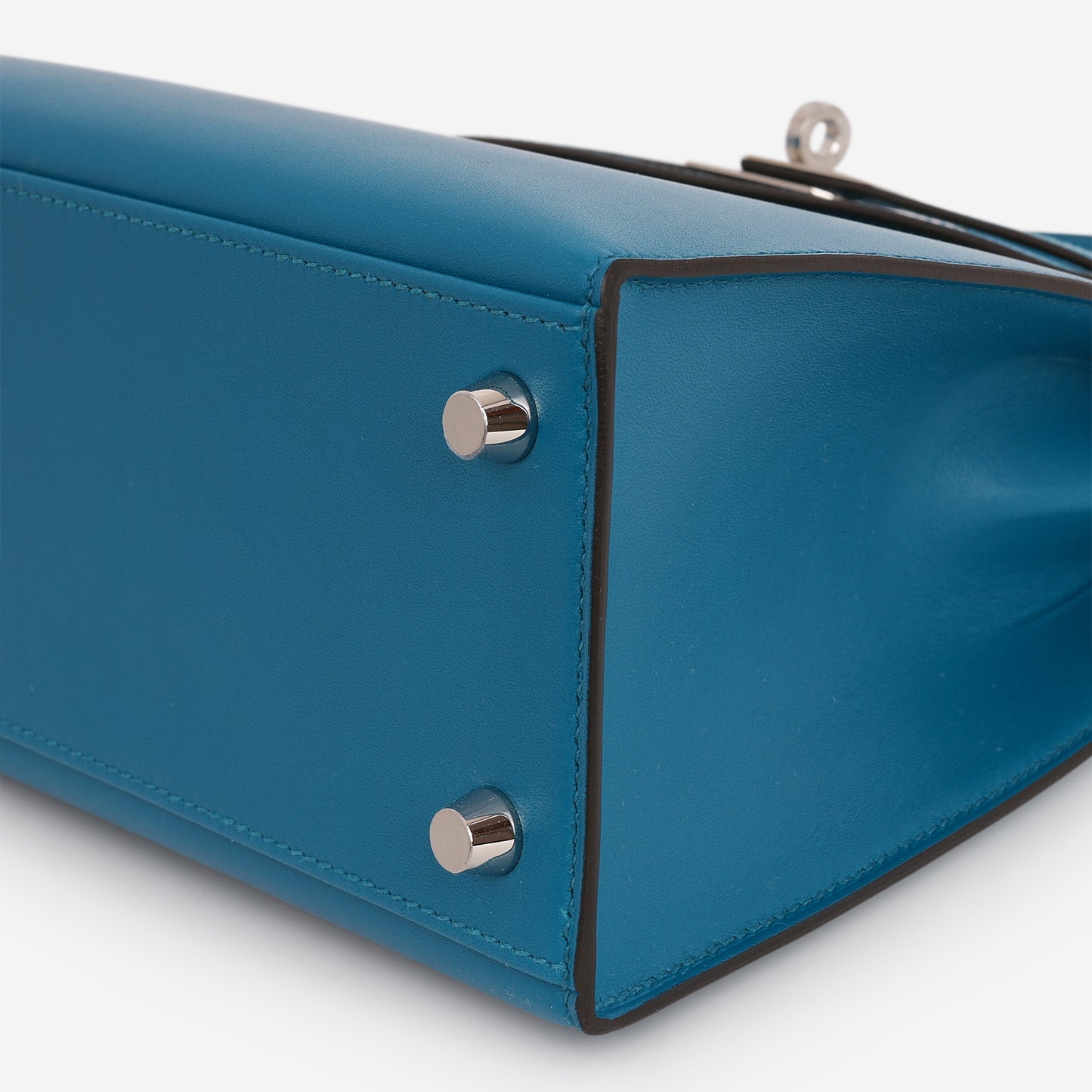 Hermès Kelly 25 - Bleu Izmir Tadelakt | Palladium Hardware