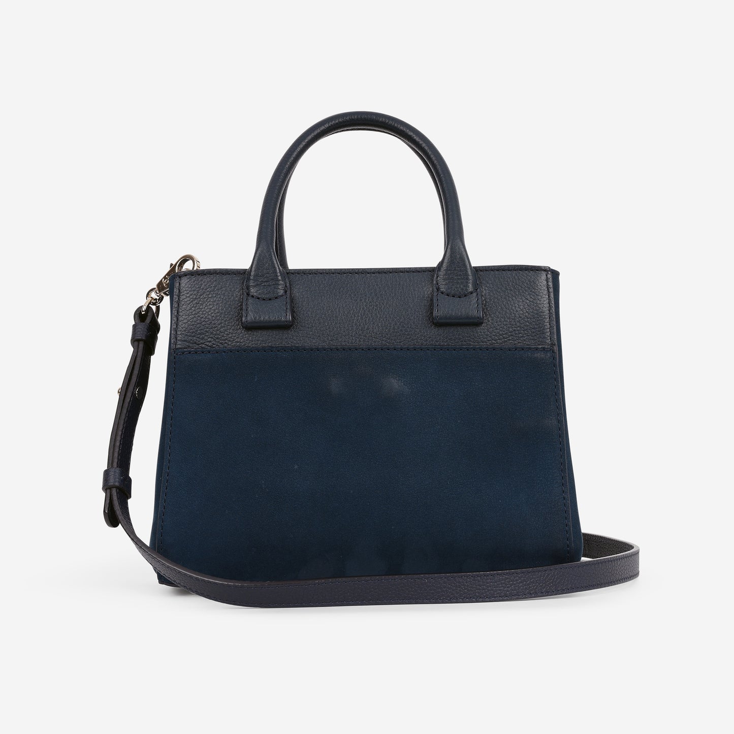 Chanel Neo Executive Tote - Blue Leather and Suede | Silver Hardware