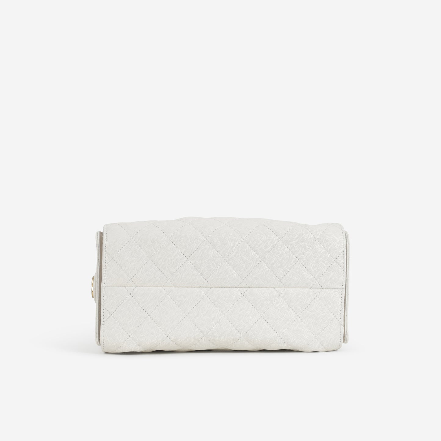 Chanel Small 25 Hobo - White Caviar | Aged Gold Hardware