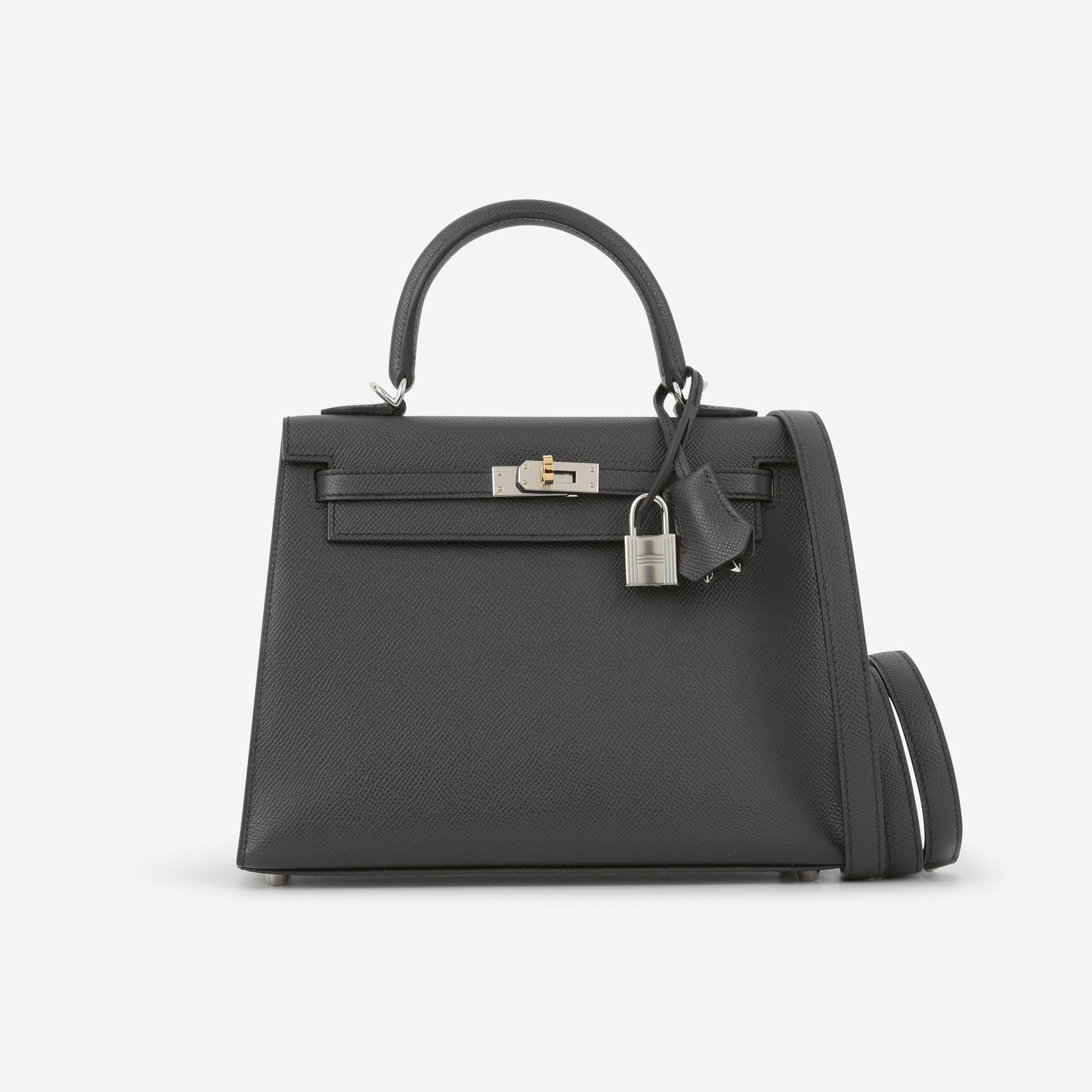 Hermès Kelly 25 - Plomb Epsom | Electrum Hardware