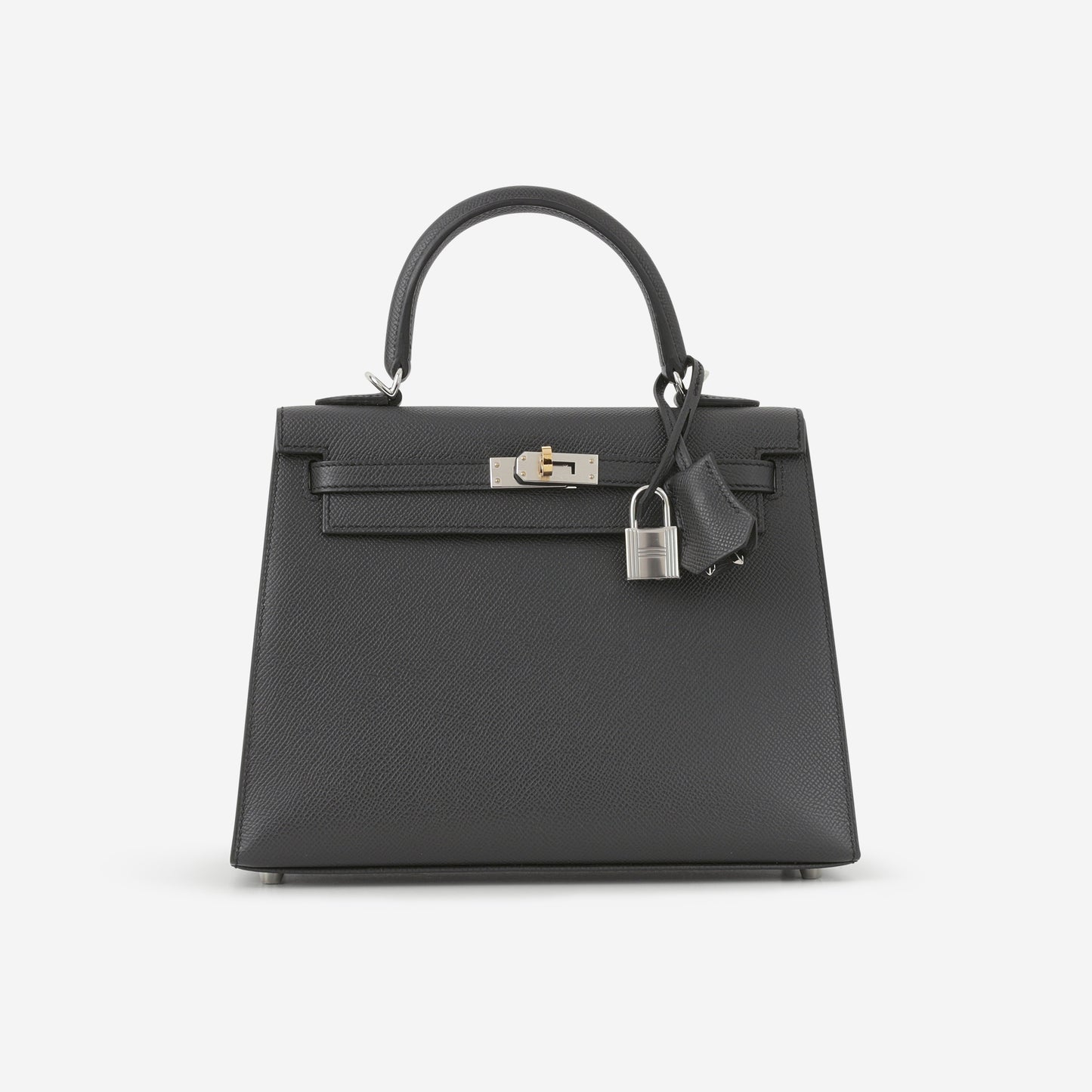 Hermès Kelly 25 - Plomb Epsom | Electrum Hardware