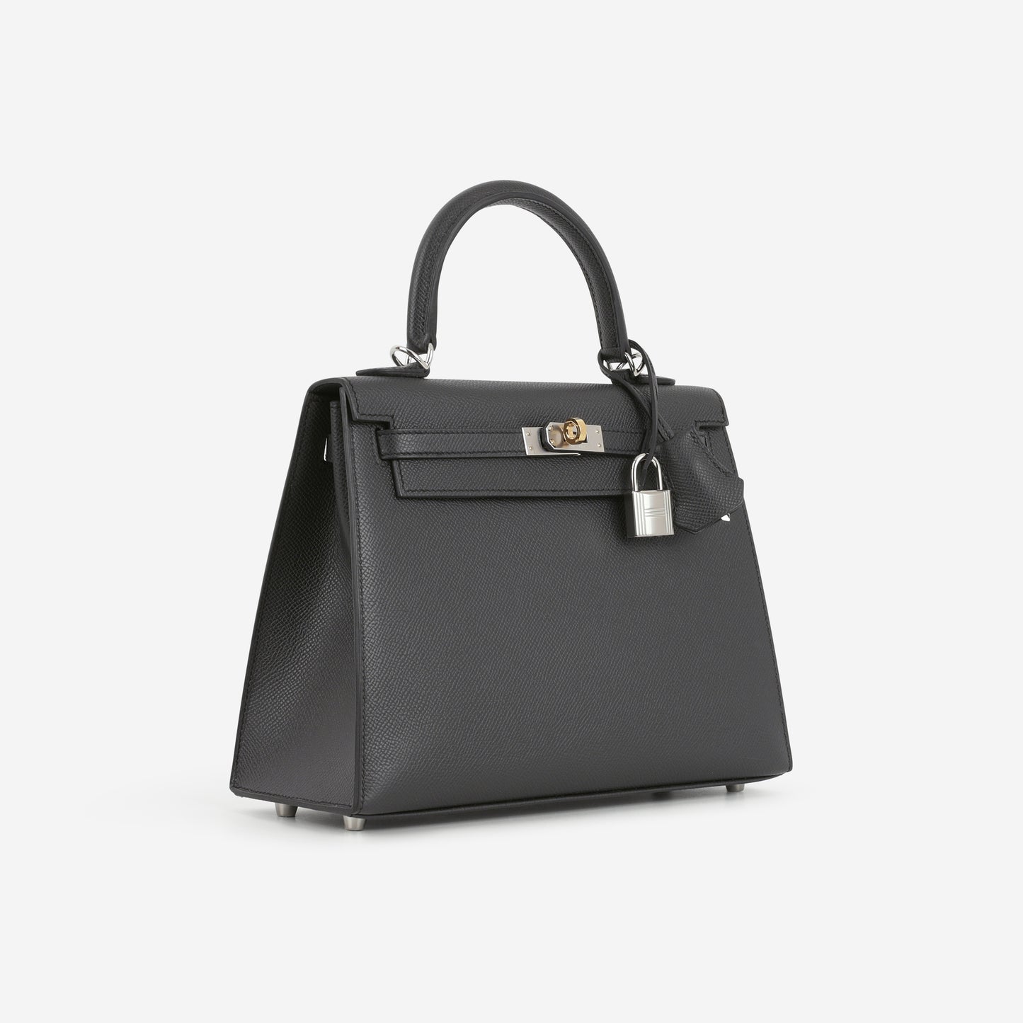 Hermès Kelly 25 - Plomb Epsom | Electrum Hardware