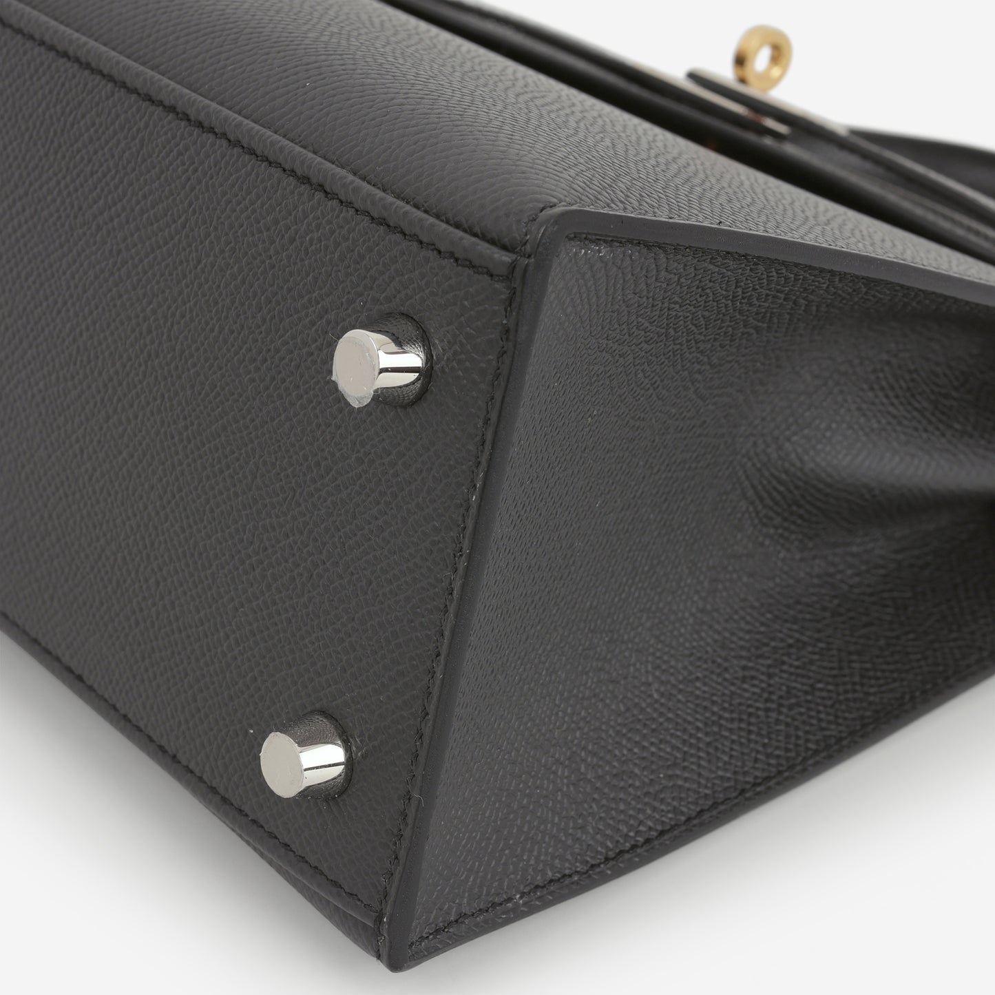 Hermès Kelly 25 - Plomb Epsom | Electrum Hardware