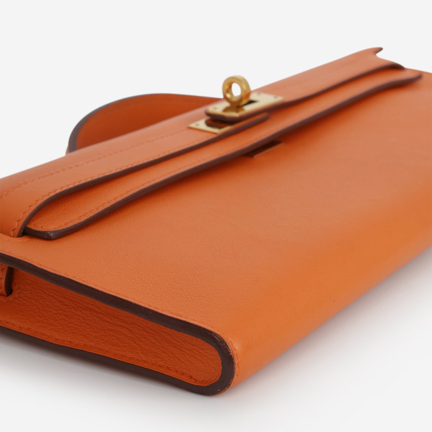 Hermès Kelly Cut - Orange Swift | Gold Hardware