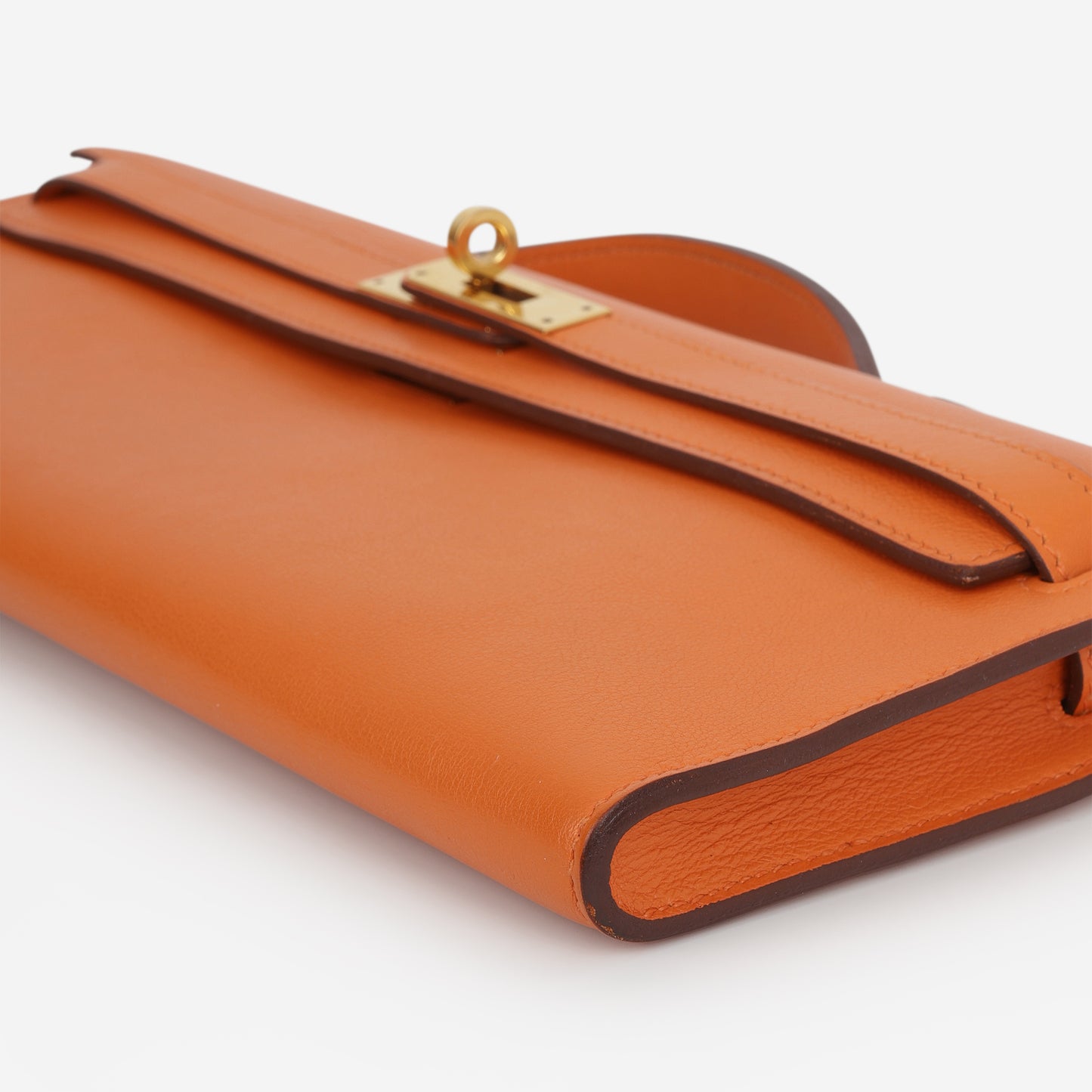 Hermès Kelly Cut - Orange Swift | Gold Hardware