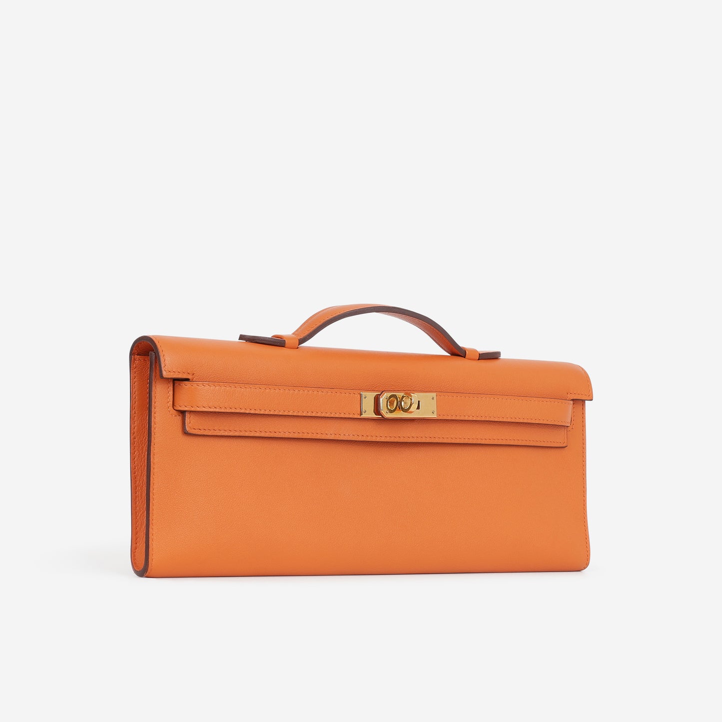 Hermès Kelly Cut - Orange Swift | Gold Hardware