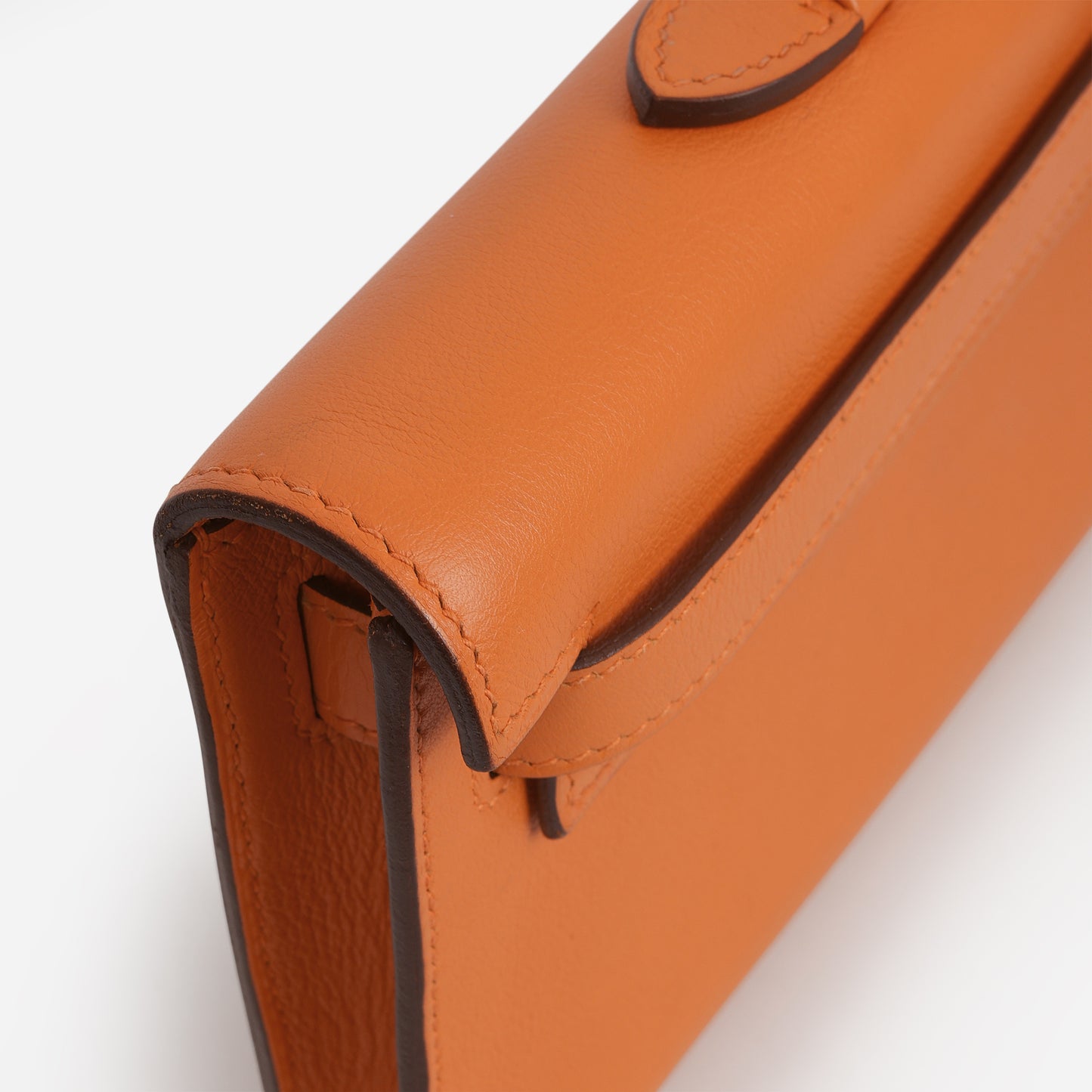 Hermès Kelly Cut - Orange Swift | Gold Hardware