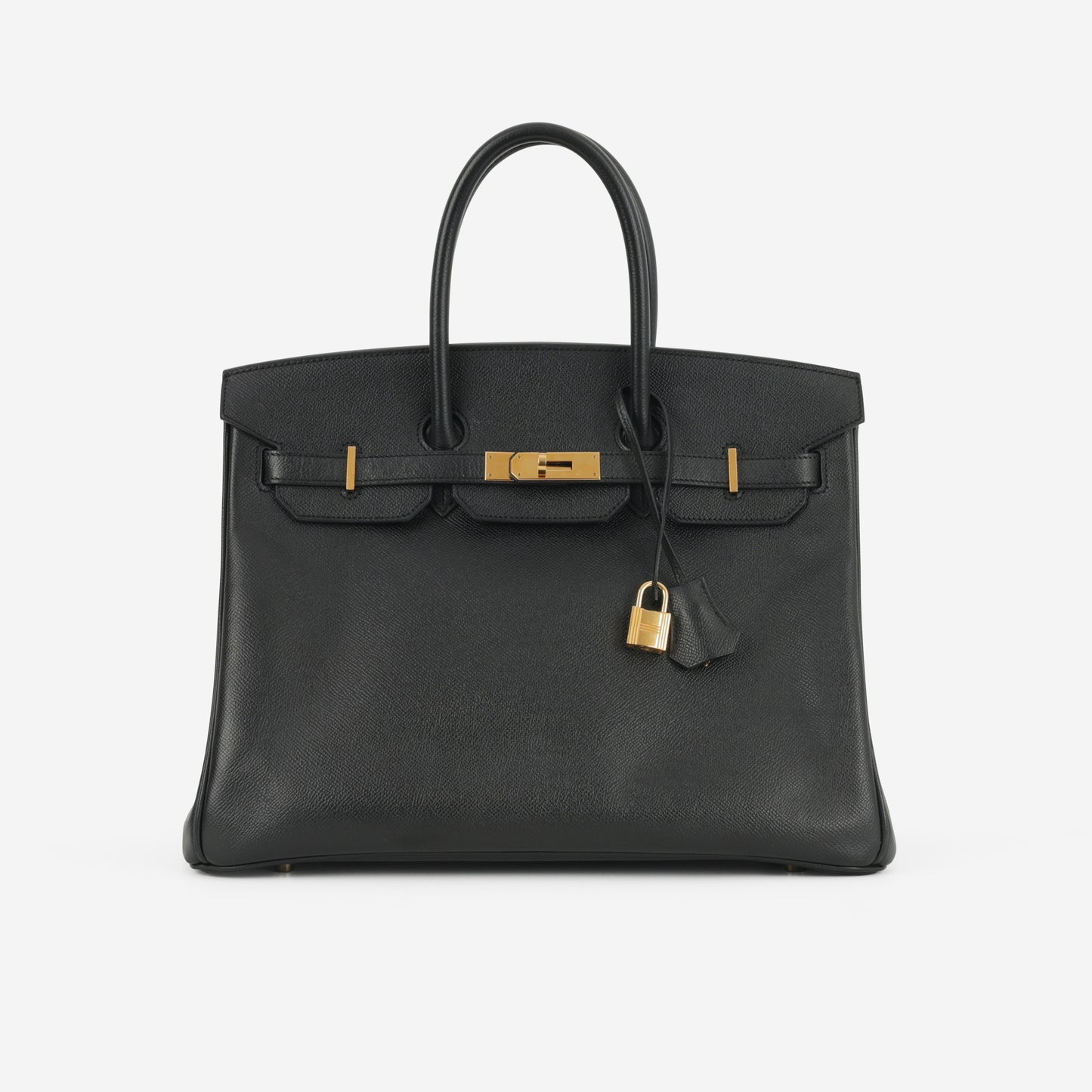 Hermès Birkin 35 - Black Epsom Retourne | Gold Hardware