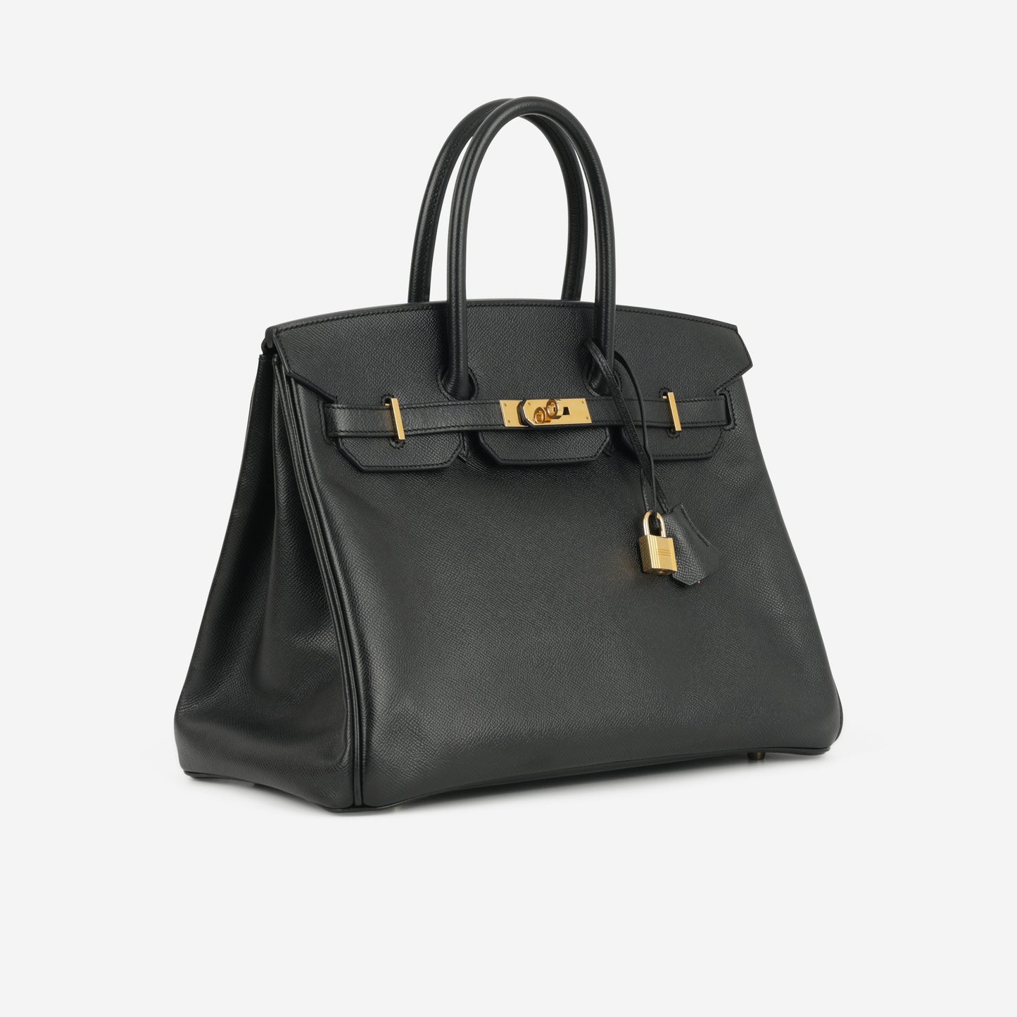 Hermès Birkin 35 - Black Epsom Retourne | Gold Hardware