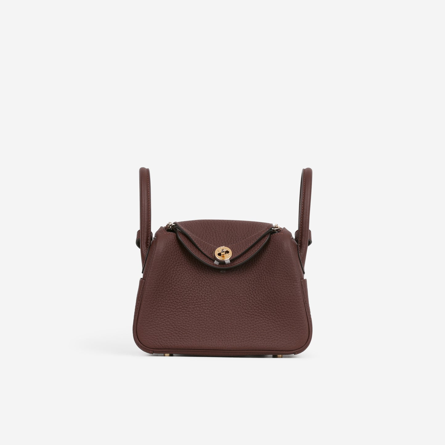 Hermès Mini Lindy - Terre Clemence | Gold Hardware