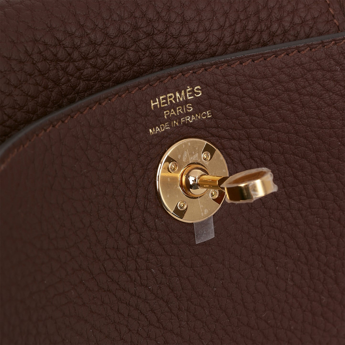 Hermès Mini Lindy - Terre Clemence | Gold Hardware