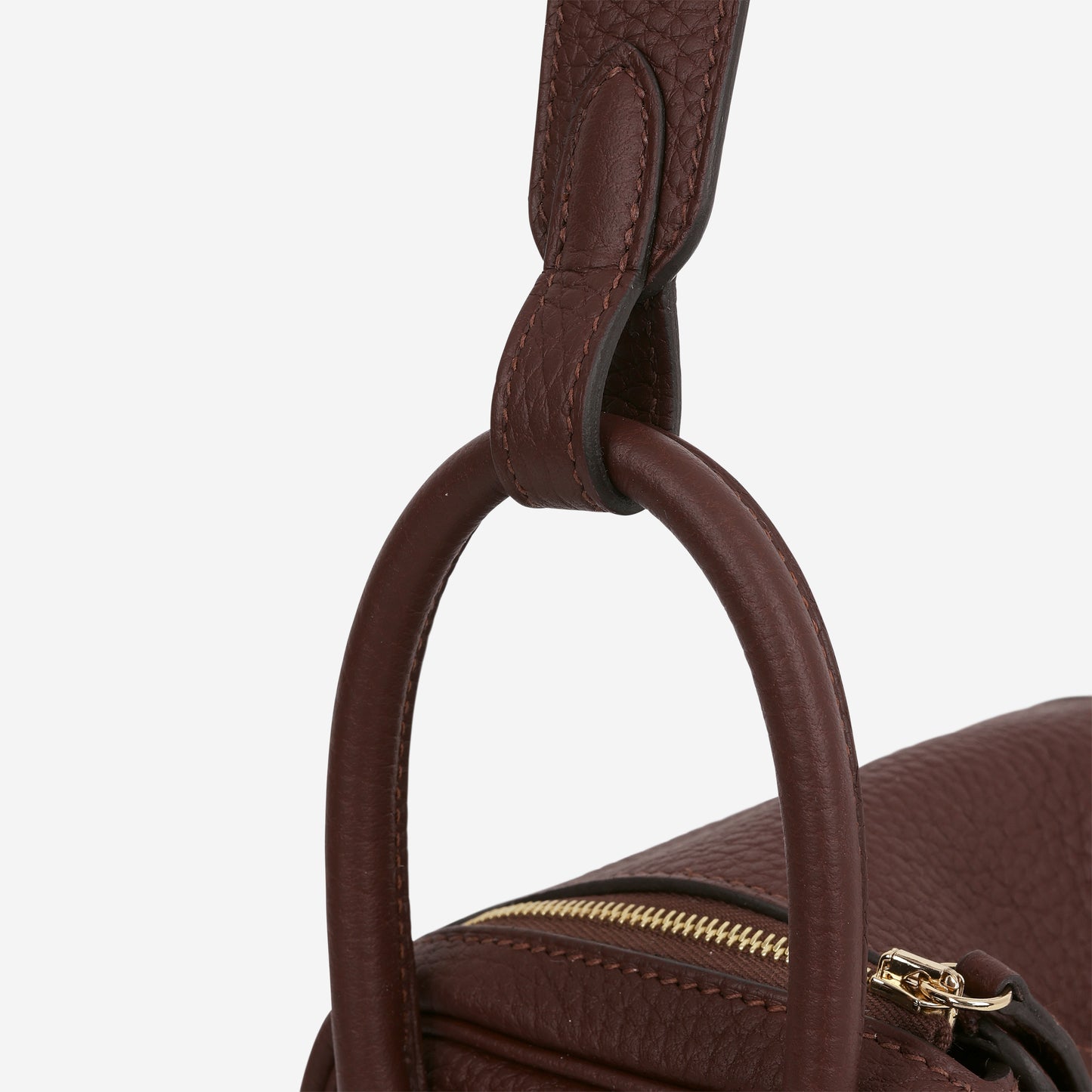 Hermès Mini Lindy - Terre Clemence | Gold Hardware