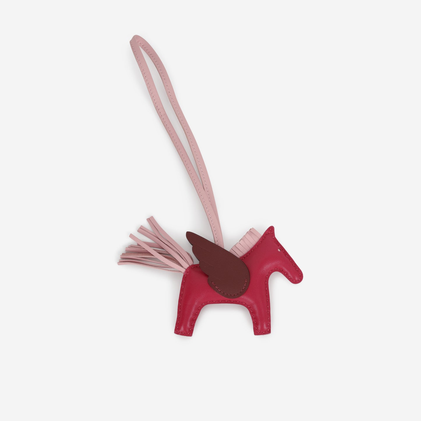 Hermès Rodeo Pegase PM - Framboise / Rouge Sellier / Rose Sakura