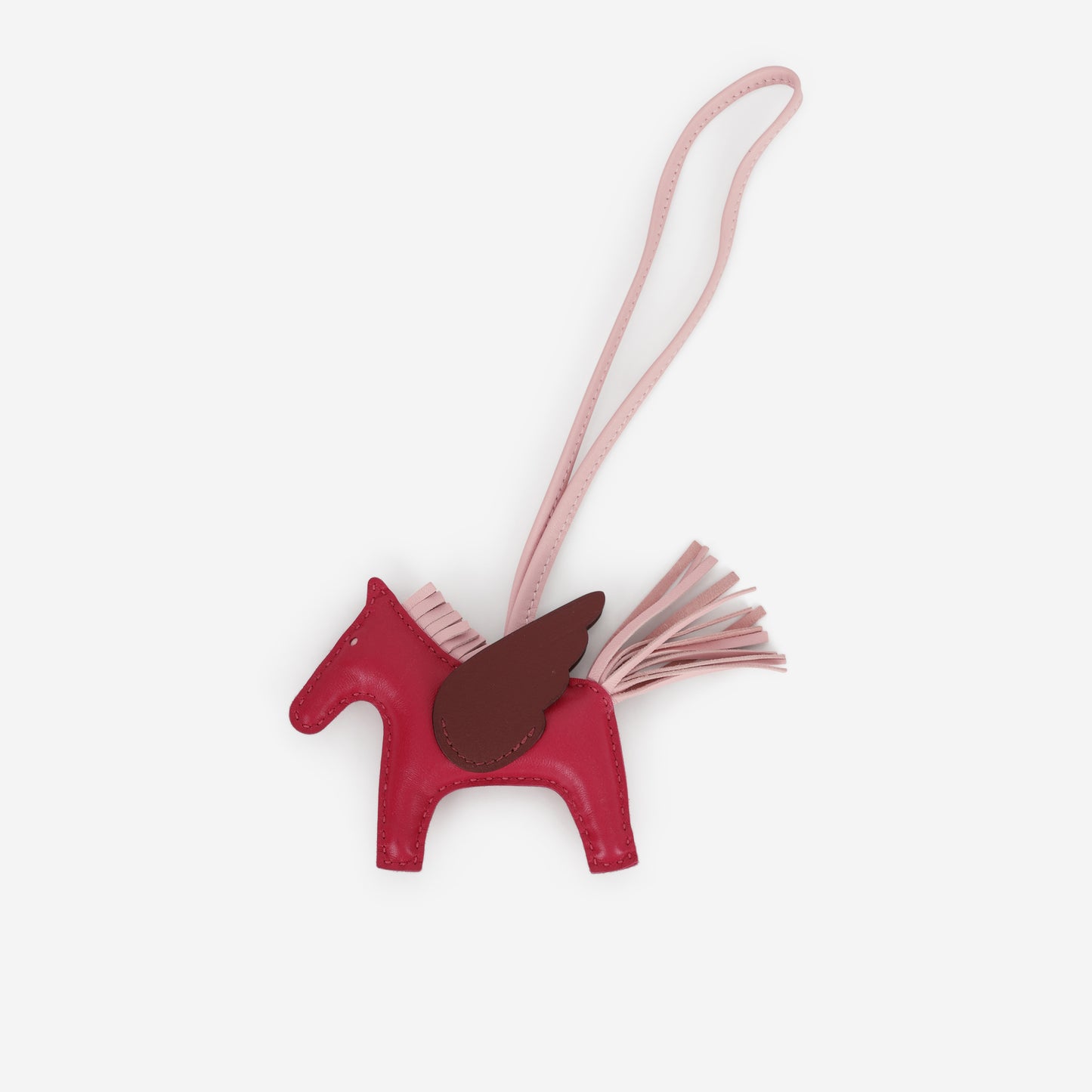 Hermès Rodeo Pegase PM - Framboise / Rouge Sellier / Rose Sakura
