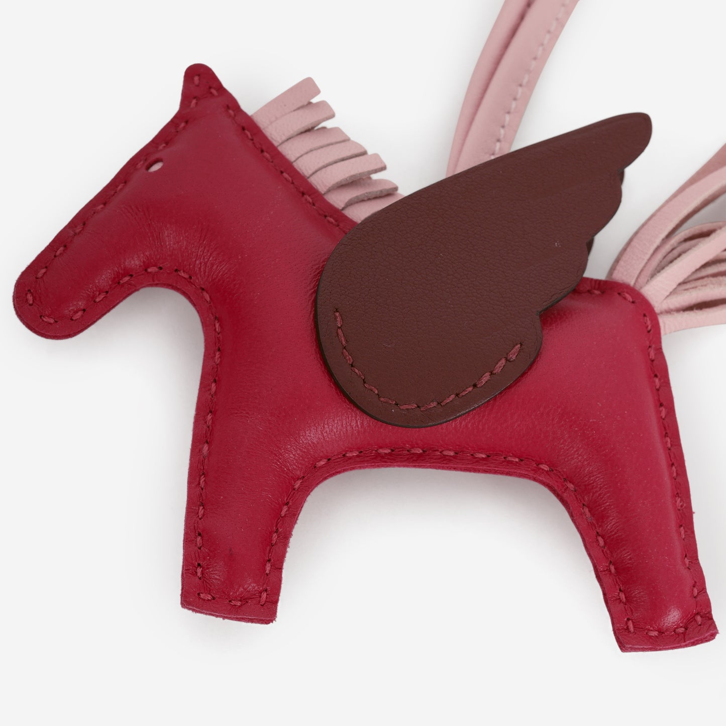 Hermès Rodeo Pegase PM - Framboise / Rouge Sellier / Rose Sakura