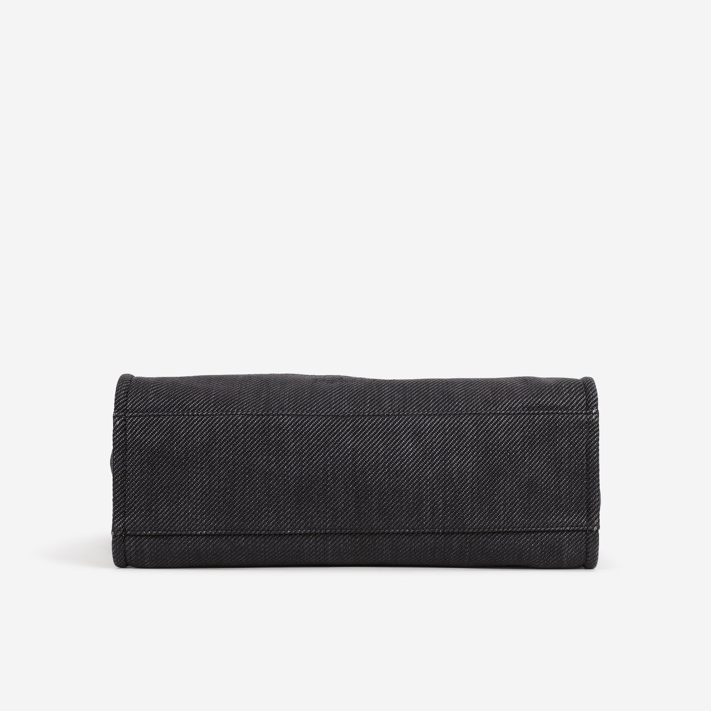 Chanel Large Deauville - Navy Raffia / Canvas | Champagne Gold Hardware