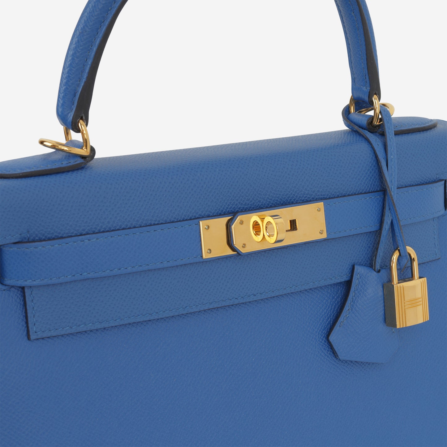 Hermès Kelly 28 - Bleu De France Epsom | Gold Hardware