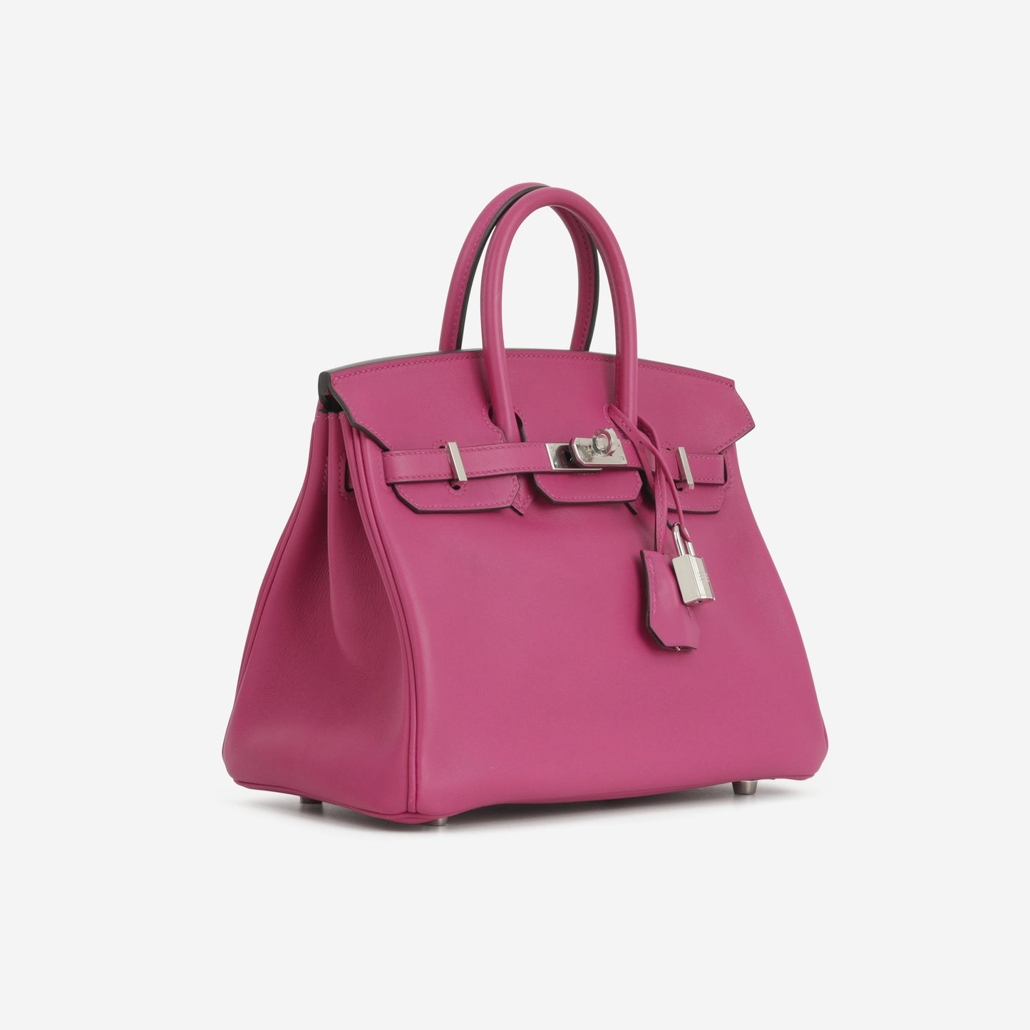 Hermès Birkin 25 - Rose Pourpre Swift | Palladium Hardware