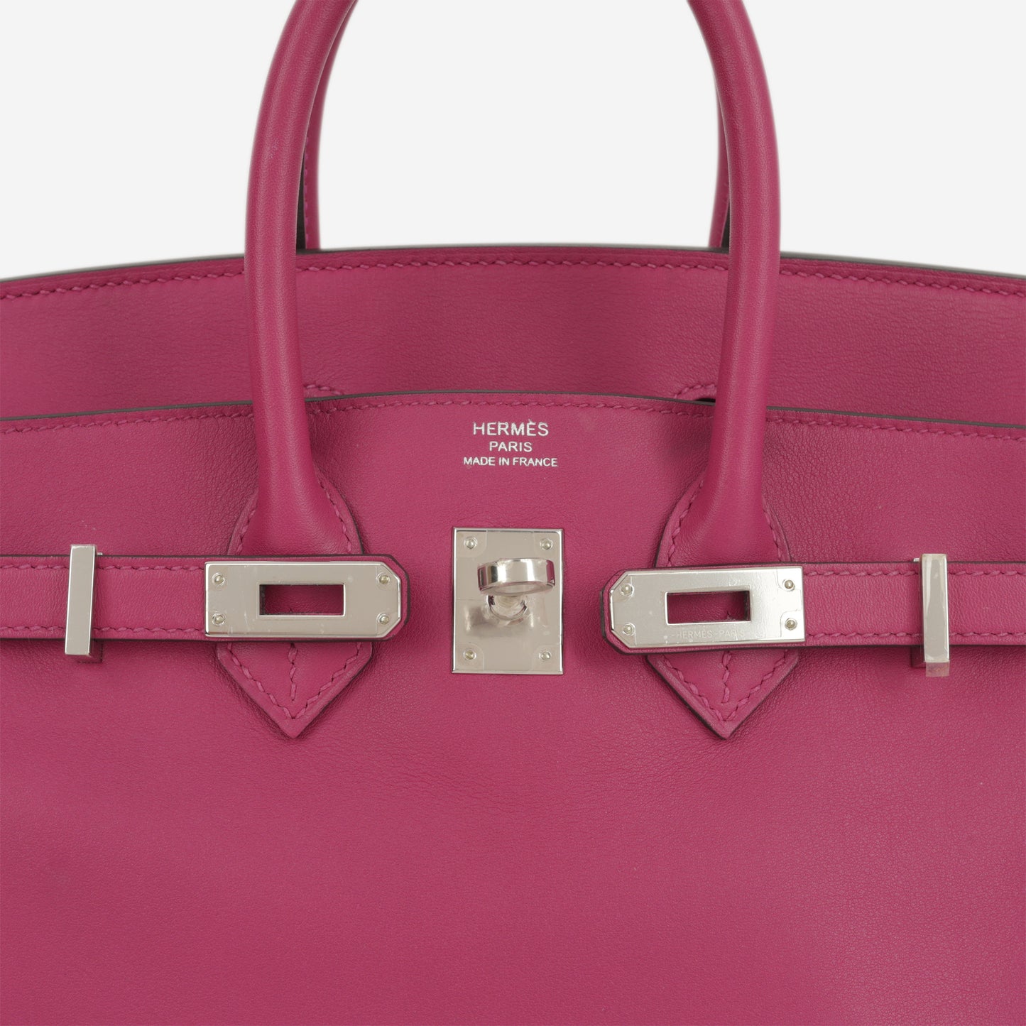 Hermès Birkin 25 - Rose Pourpre Swift | Palladium Hardware