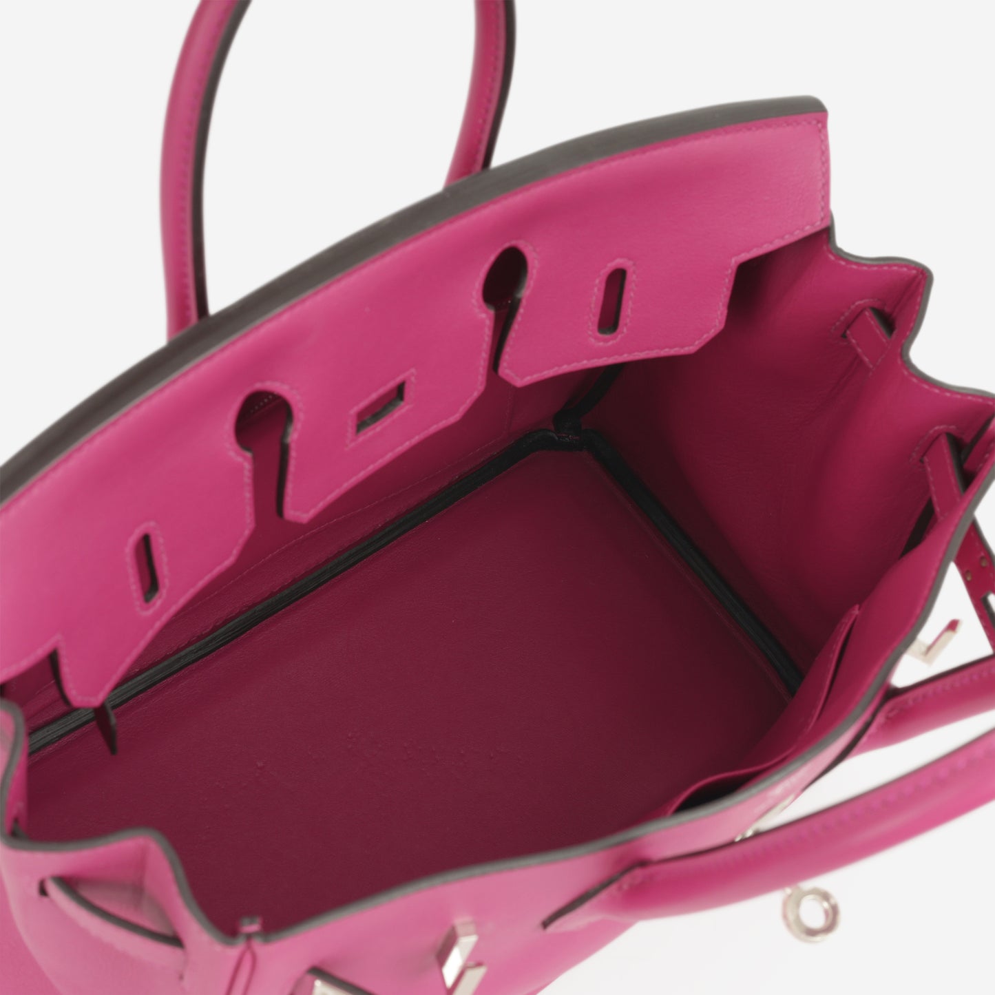Hermès Birkin 25 - Rose Pourpre Swift | Palladium Hardware