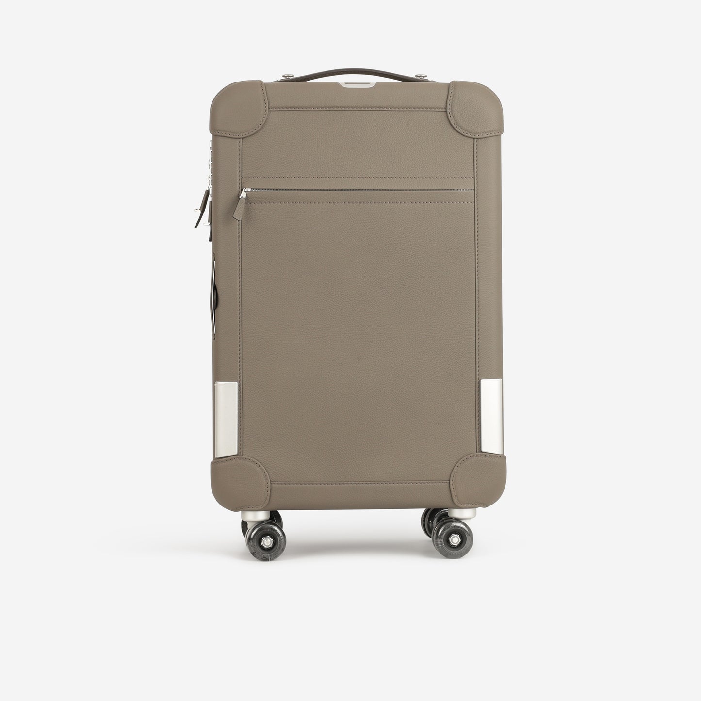 Hermès R.M.S Cabin Suitcase - Gris Etain Regate Leather | Palladium Hardware