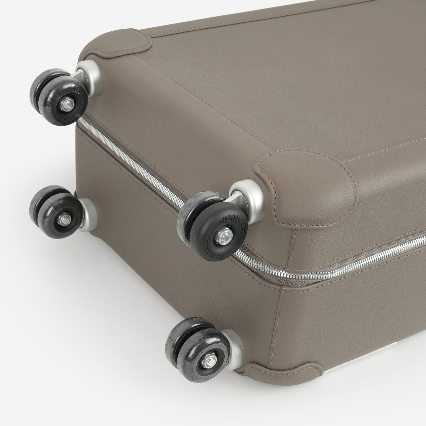 Hermès R.M.S Cabin Suitcase - Gris Etain Regate Leather | Palladium Hardware