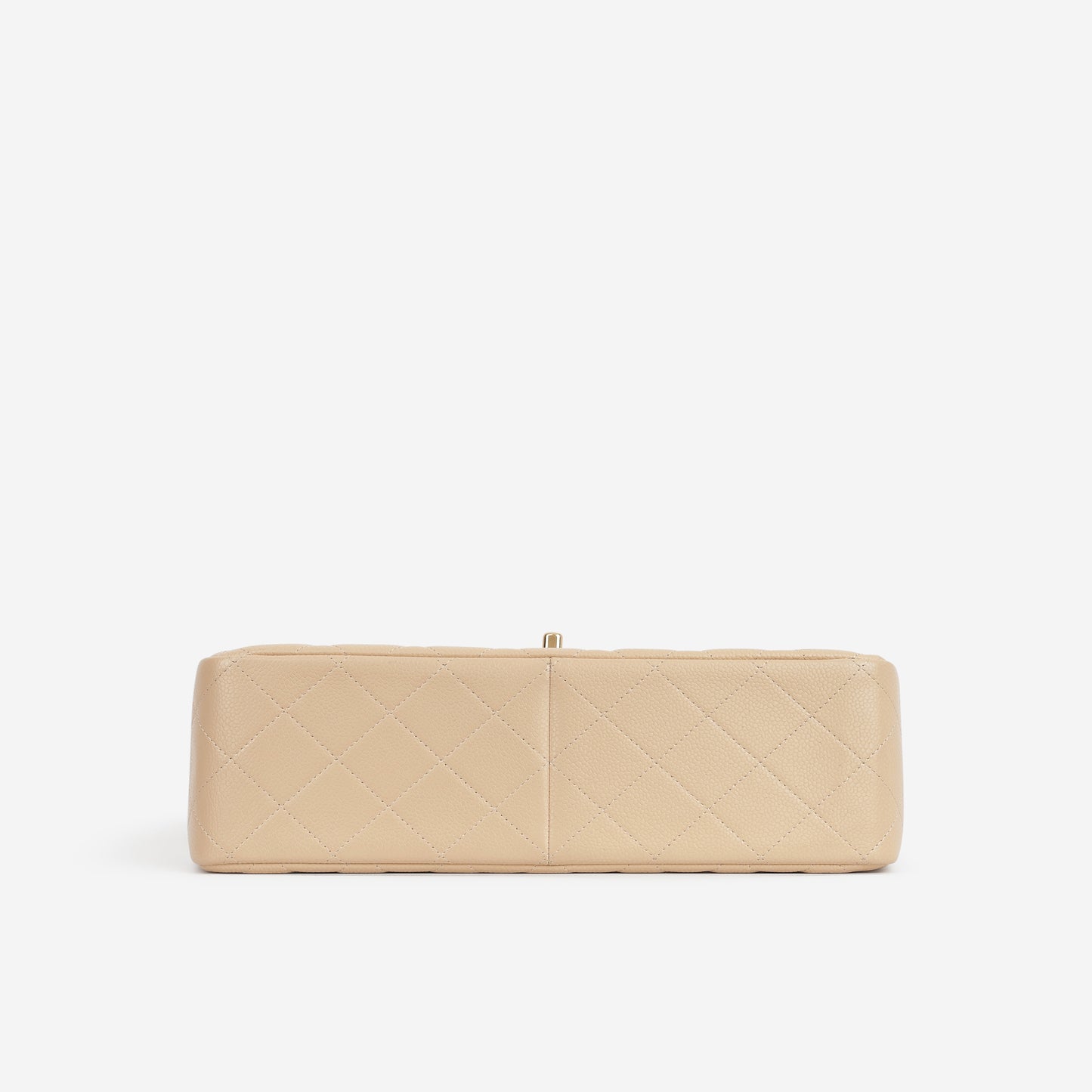 Chanel Classic Jumbo Double Flap - Beige Caviar | Gold Hardware