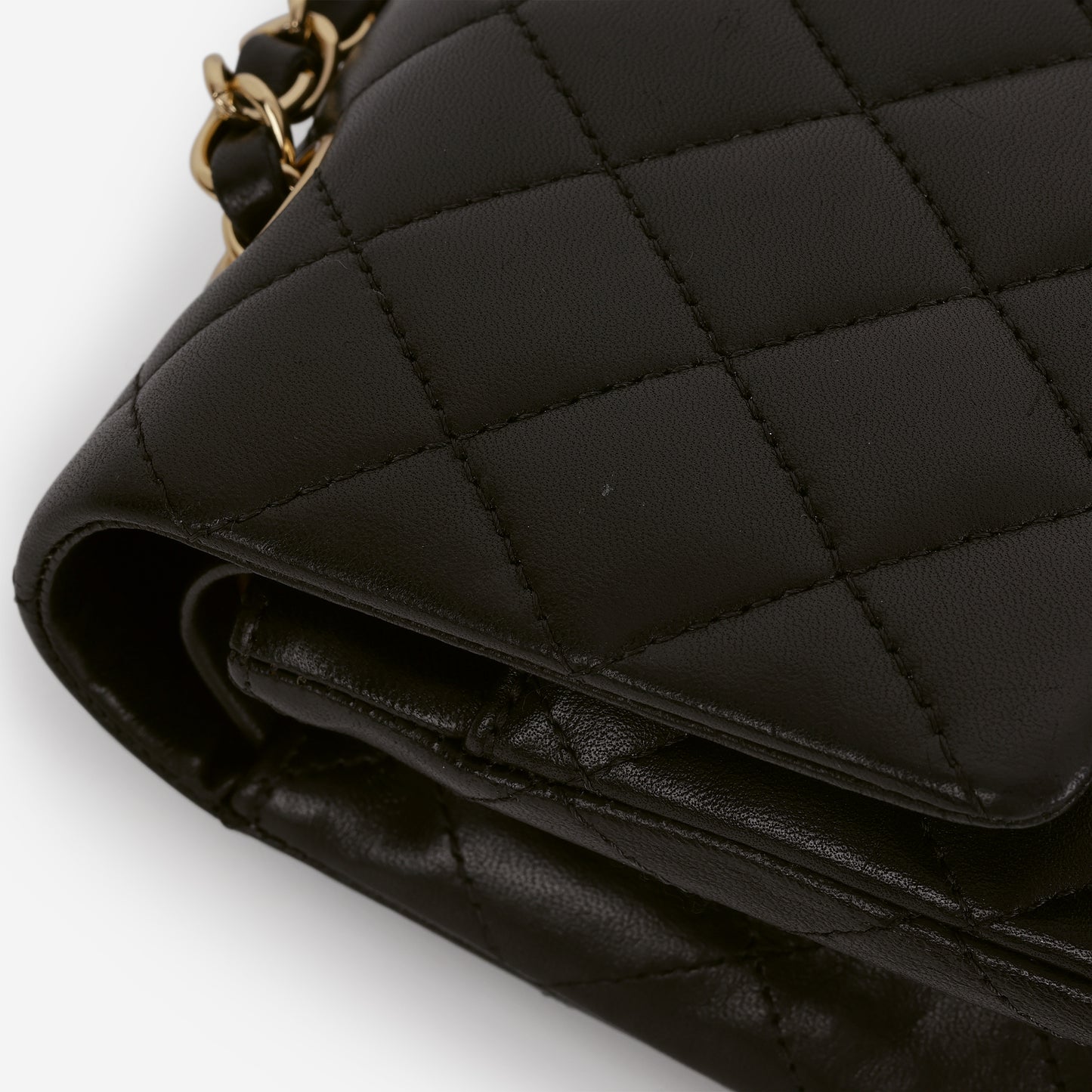Chanel Medium Classic Flap - Black Lambskin | Champagne Gold Hardware
