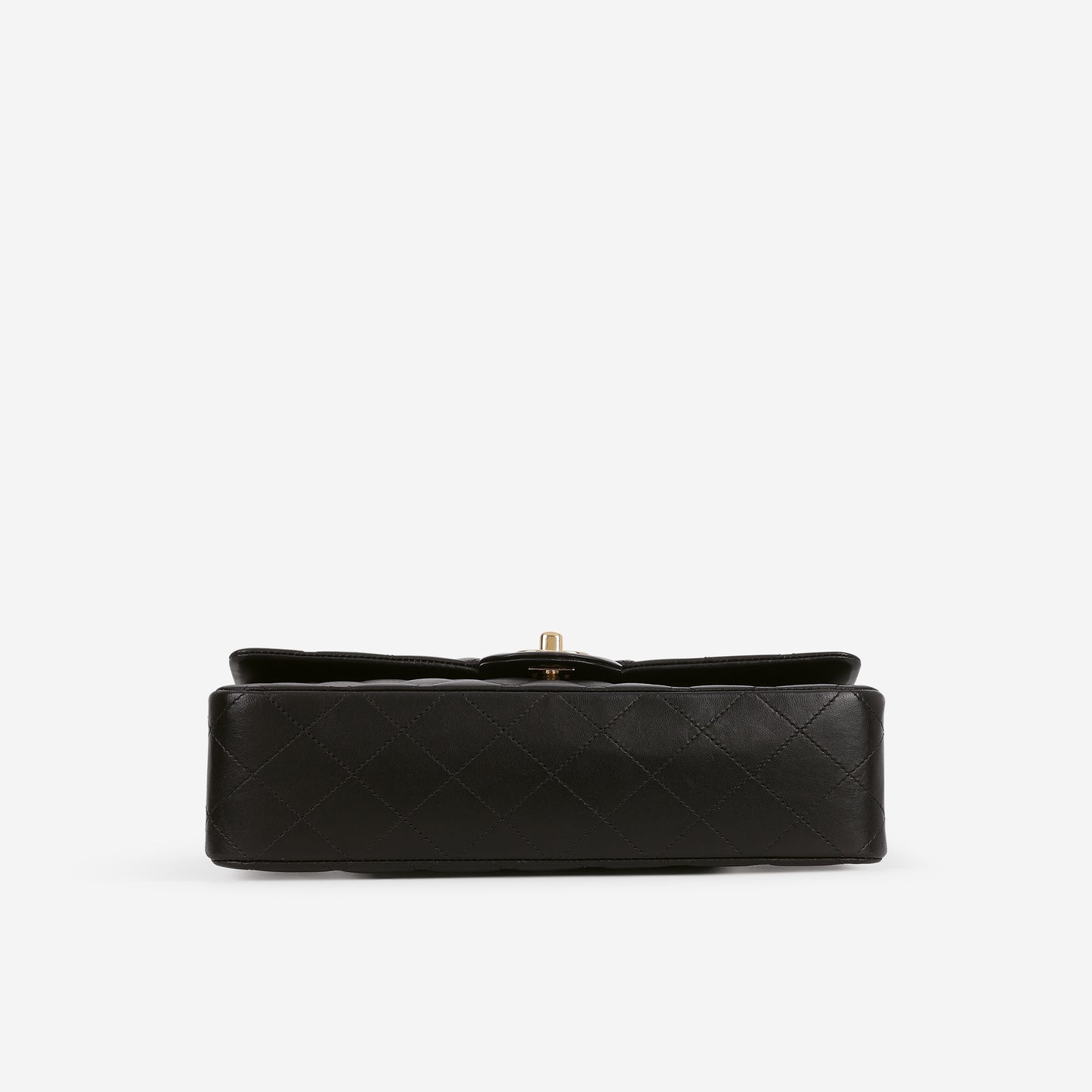 Chanel Medium Classic Flap - Black Lambskin | Champagne Gold Hardware