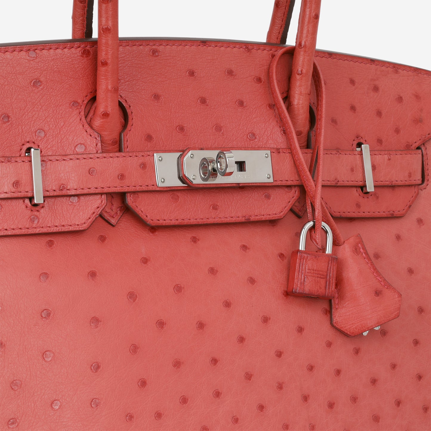 Hermès Birkin 30 - Bougainvillier Ostrich | Palladium Hardware