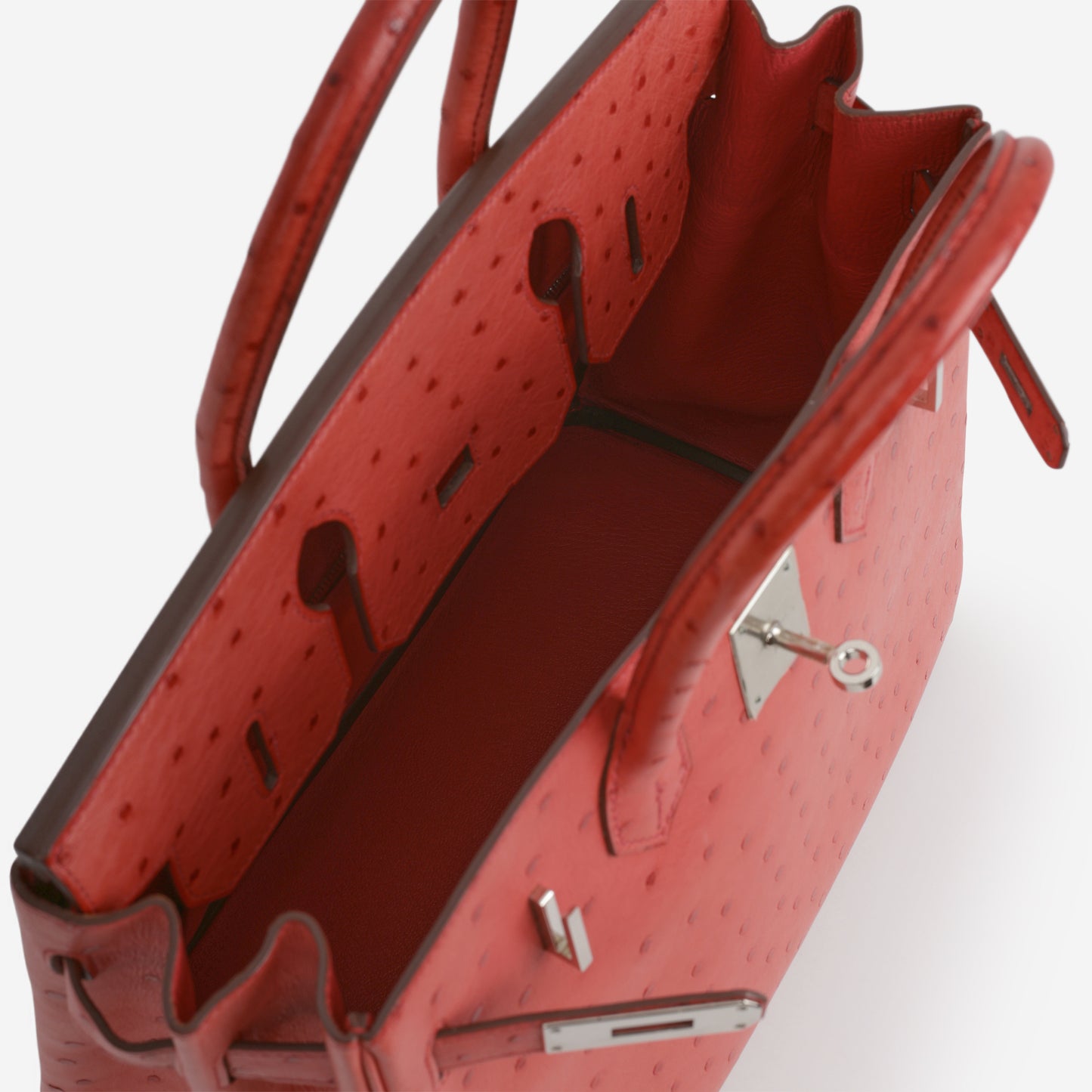 Hermès Birkin 30 - Bougainvillier Ostrich | Palladium Hardware
